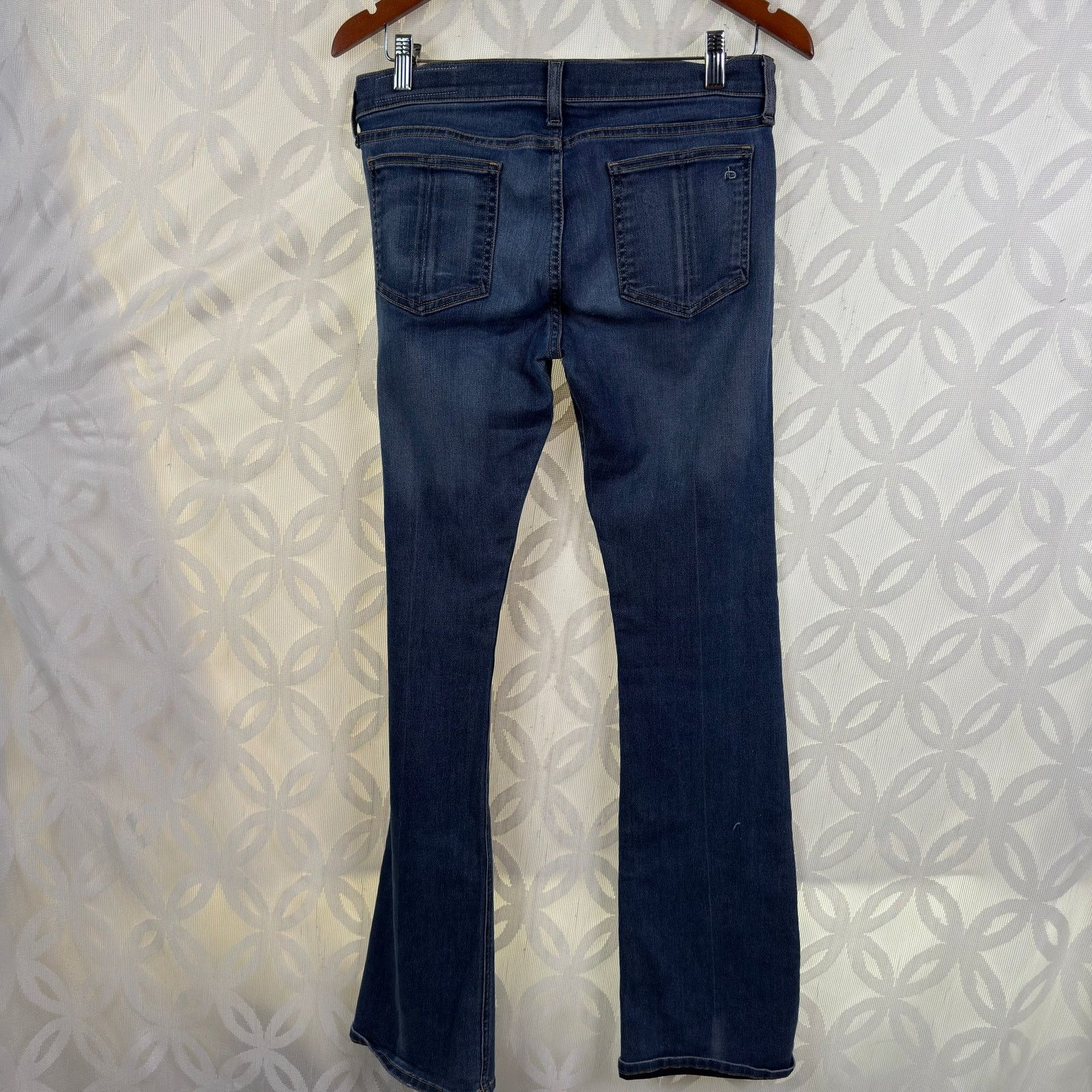 Rag & Bone Jean Mid Rise Boot Elma Womens Jeans Size 28