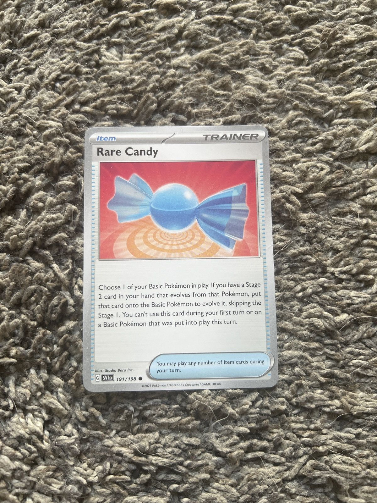 Pokemon 2023 Pokémon Rare Candy Card Size ONE SIZE - 1 Thumbnail