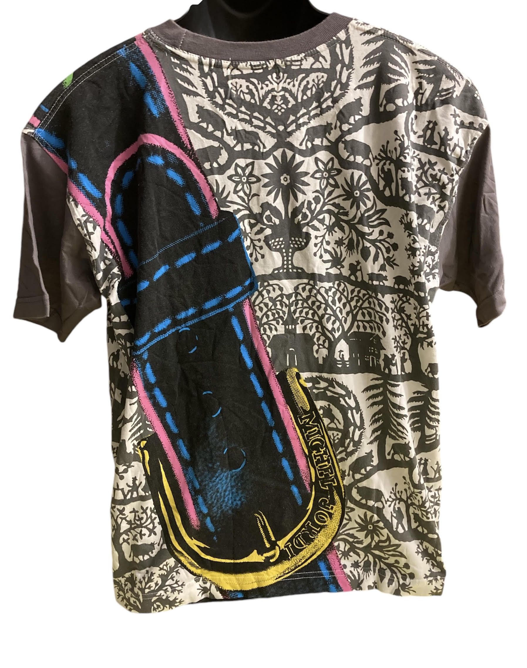 Vintage Vintage 1990’s Michel Jordi Art T Shirt Full Print Size US M / EU 48-50 / 2 - 2 Thumbnail