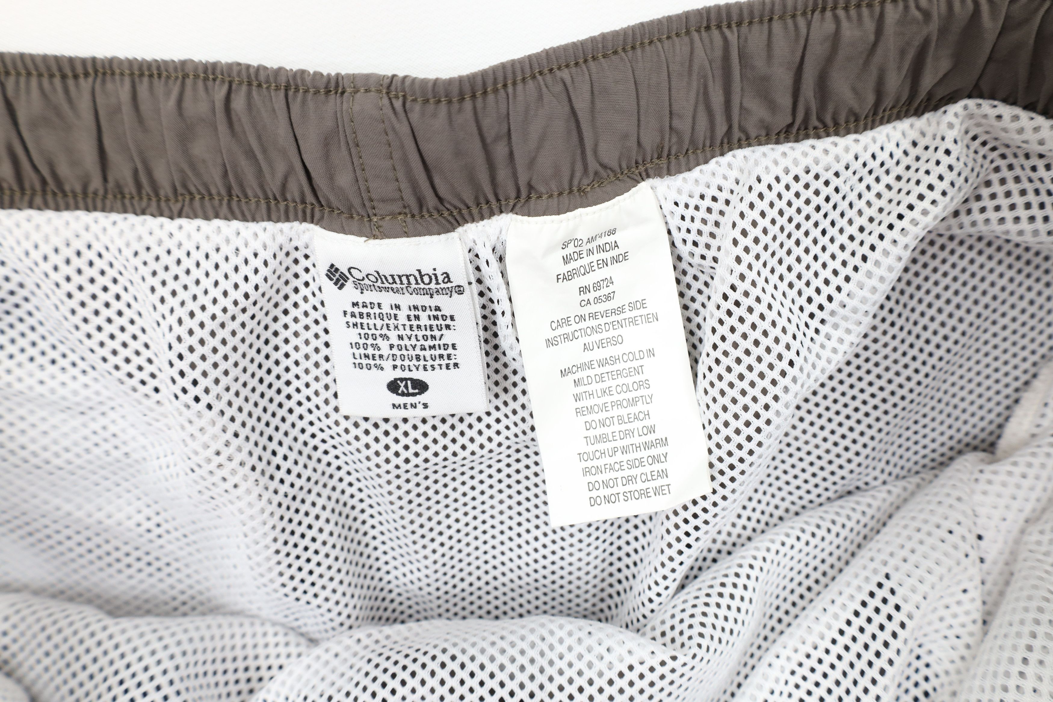 Columbia Vintage 90s Columbia Box Logo Belted Lined Trekking Shorts Size US 36 / EU 52 - 8 Thumbnail