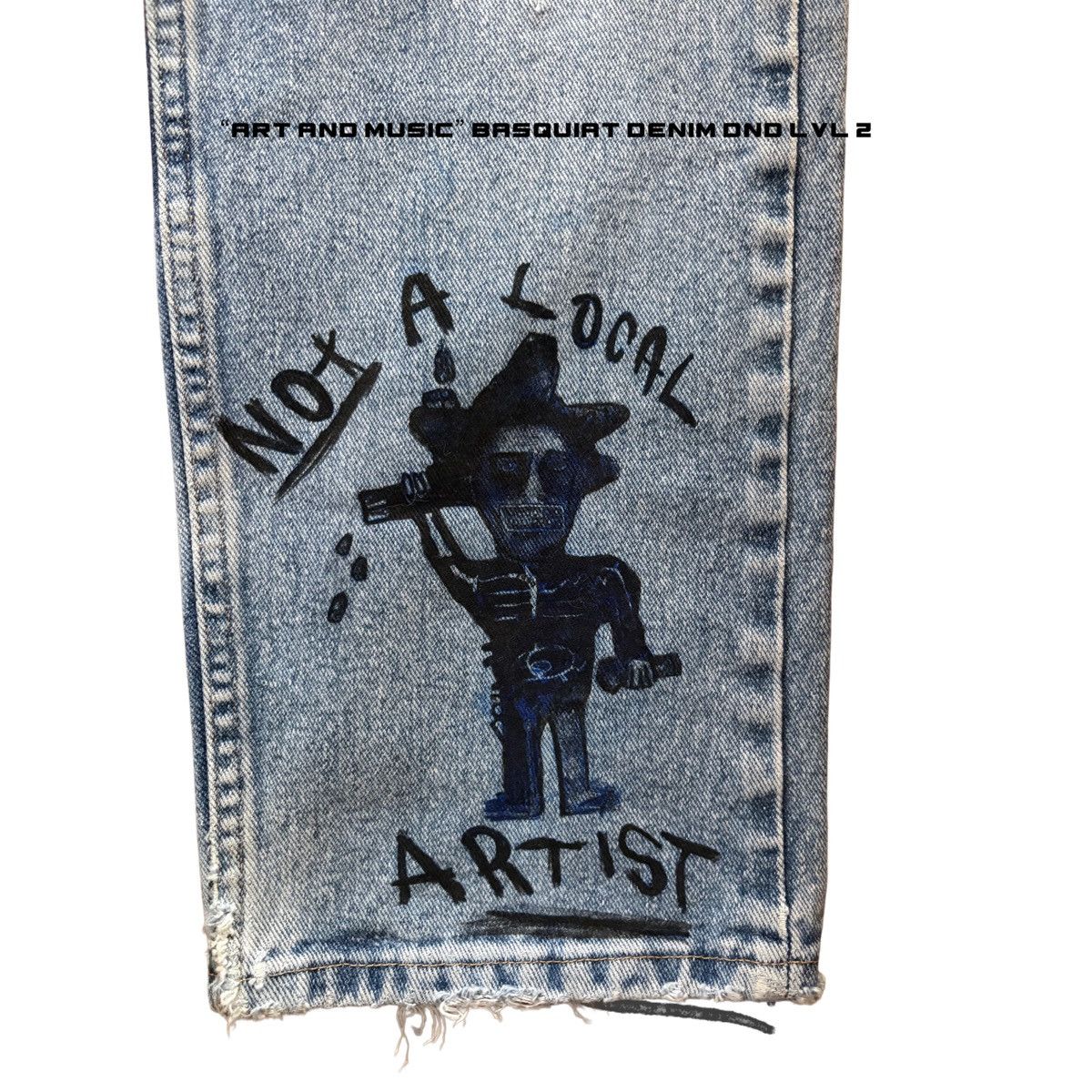 Other “Art and Music” DND LVL 2 Basquiat Heavyweight Denim Size US 32 / EU 48 - 4 Thumbnail