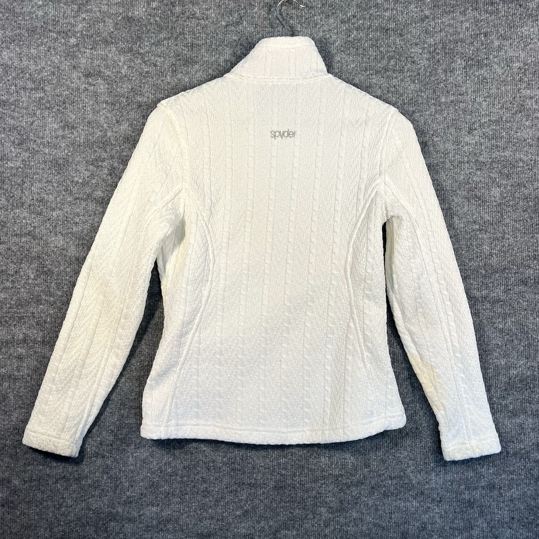Spyder Spyder Womens Major Core Cable Stryke White Sweater Jacket Full Zip Size Medium Size M / US 6-8 / IT 42-44 - 5 Thumbnail