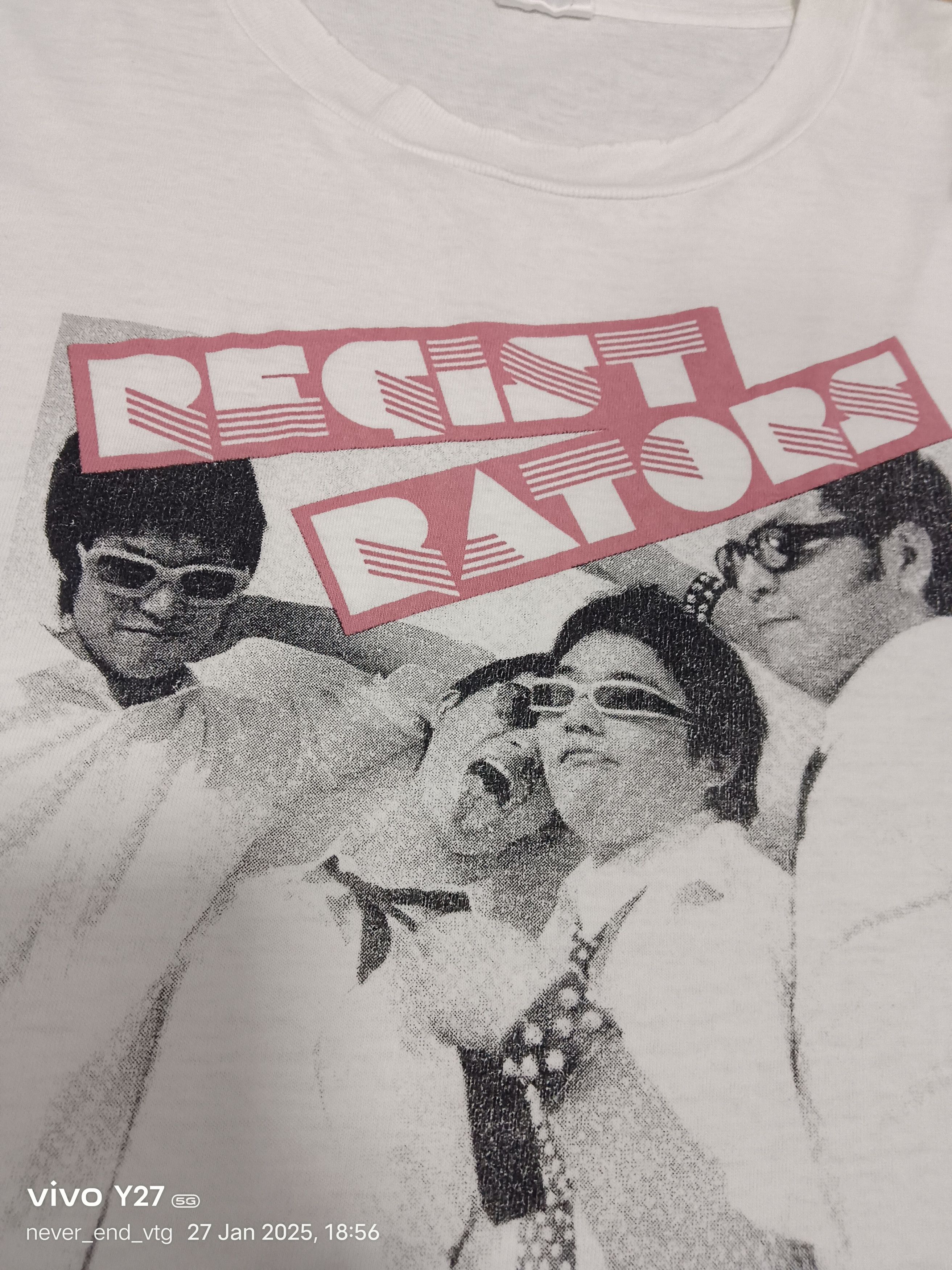 Band Tees × Japanese Brand Vintage REGISTRATORS Tee Size US M / EU 48-50 / 2 - 2 Thumbnail