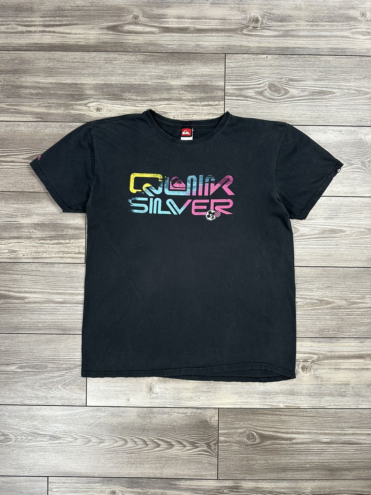 Quiksilver × Vintage Y2K Quiksilver T Shirt Size US L / EU 52-54 / 3 - 1 Thumbnail