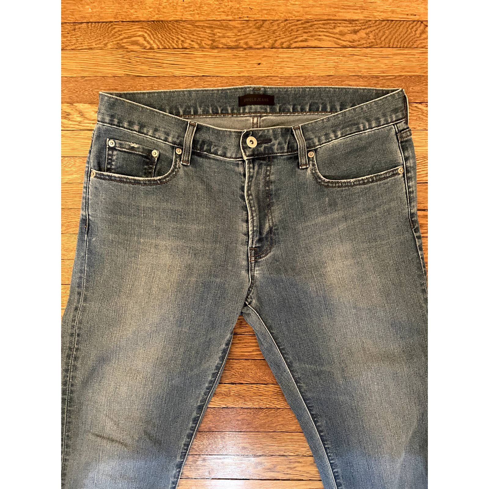Uniqlo Uniqlo Stretch Denim Jeans Size 33 x 32 - Like New Size US 33 - 2 Thumbnail