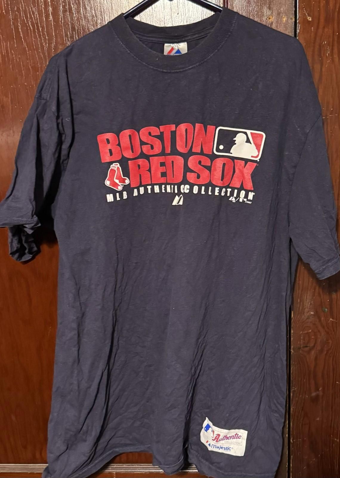 Majestic Boston Red Sox Majestic Short Sleeve Tee Men's XL Blue MLB Size ONE SIZE - 1 Thumbnail