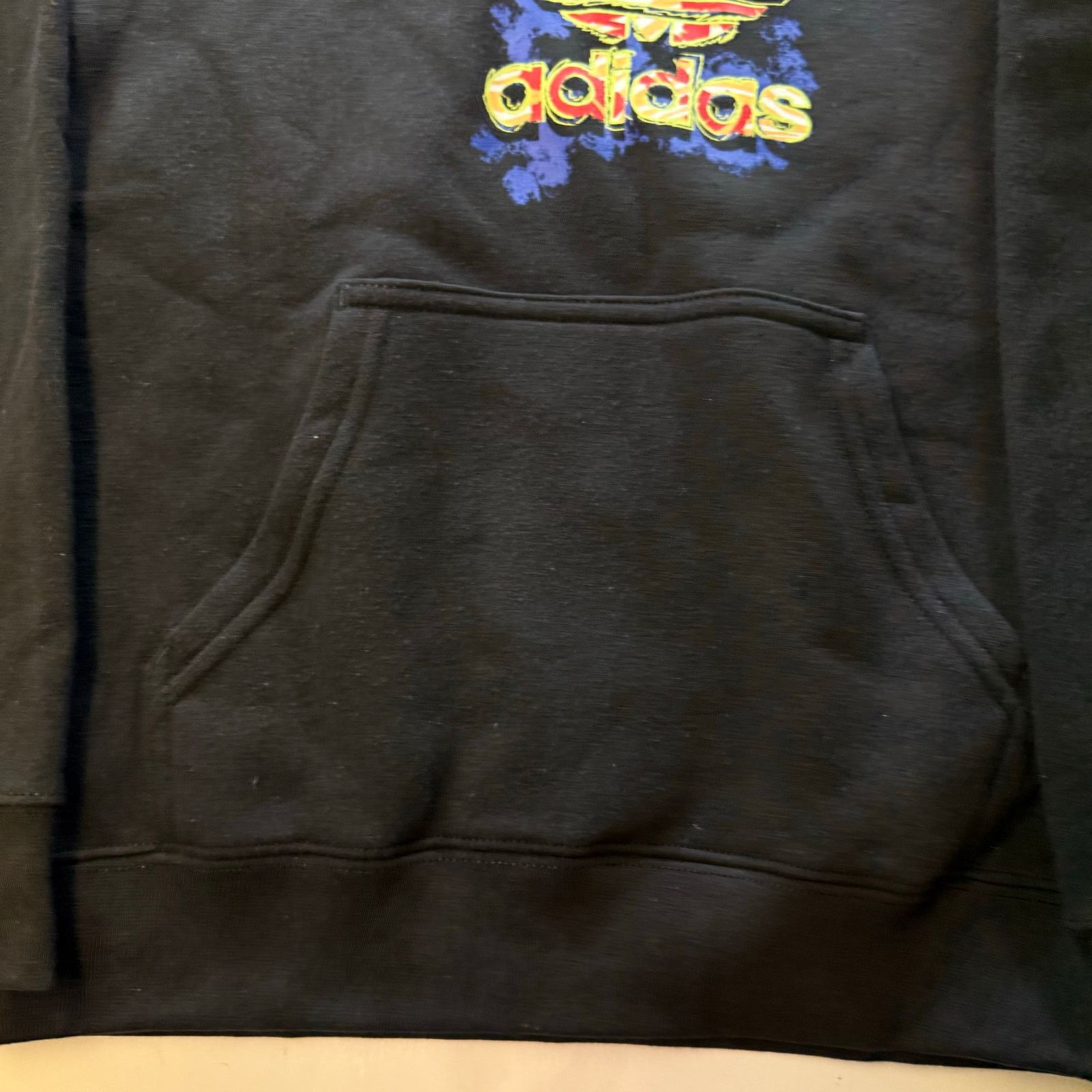 Adidas Adidas Trefoil Hoodie Black/Multicolor Size L Youth Size L / US 10 / IT 46 - 3 Thumbnail
