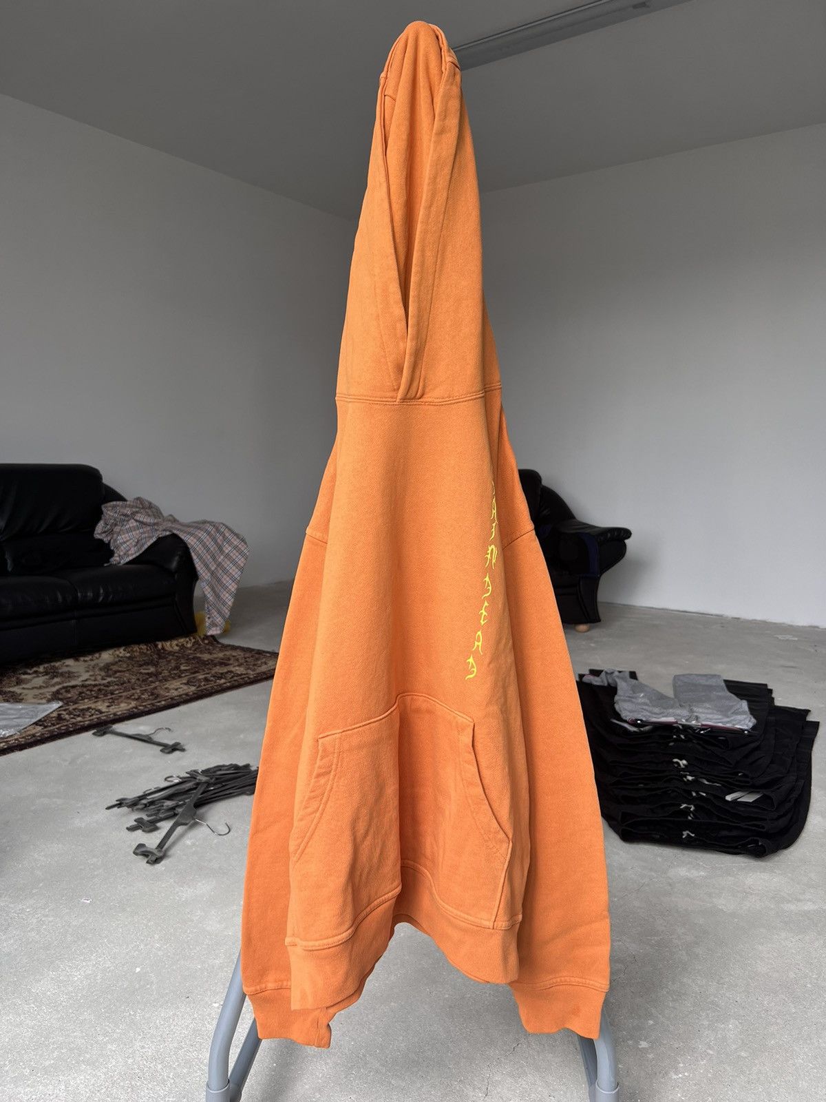 Brain Dead Brain Dead Orange Hoodie Oversized Size US S / EU 44-46 / 1 - 7 Thumbnail