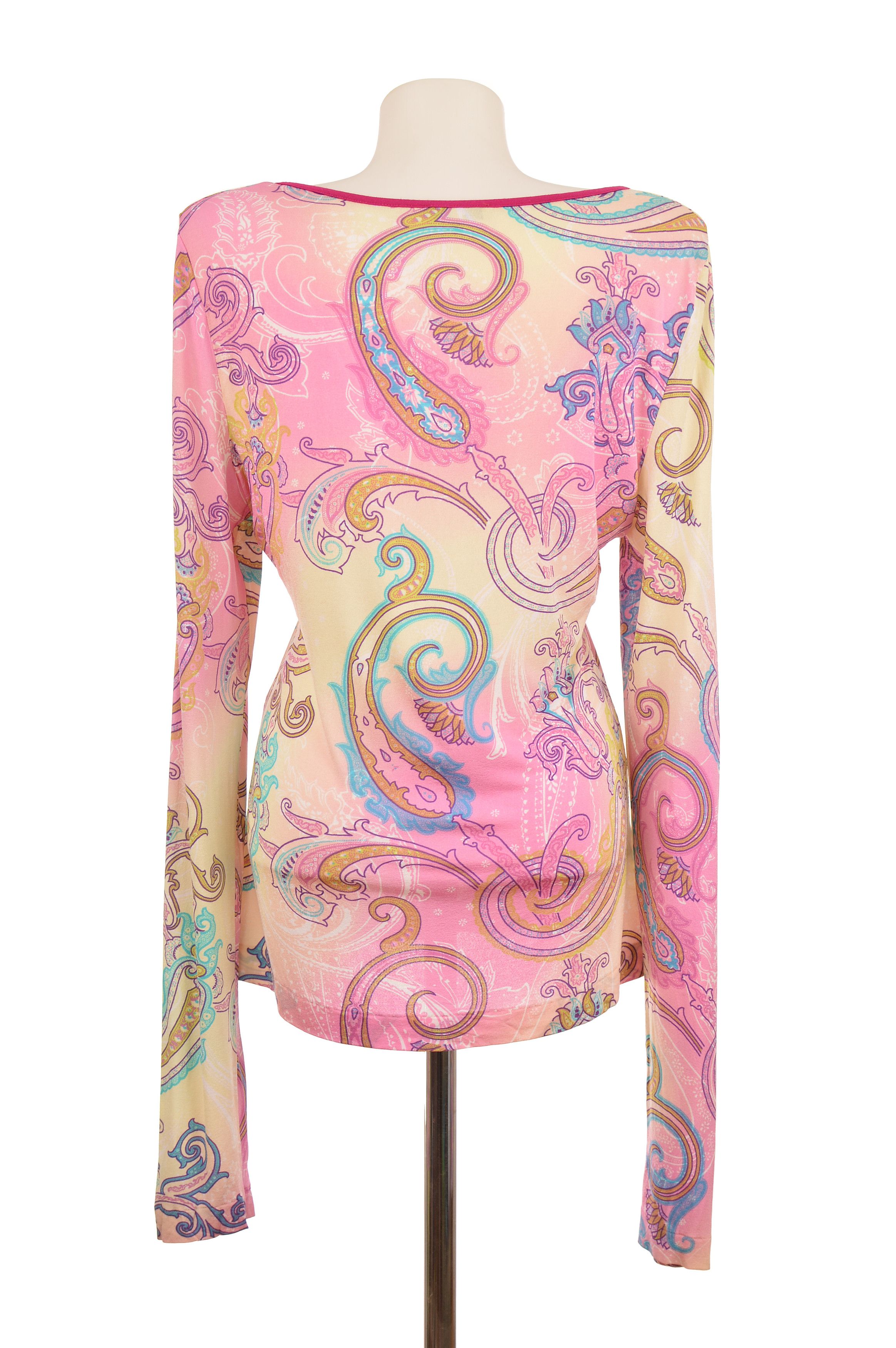 Etro Etro Milano Viscose Blend Paisley Blouse Top Size M / US 6-8 / IT 42-44 - 3 Thumbnail