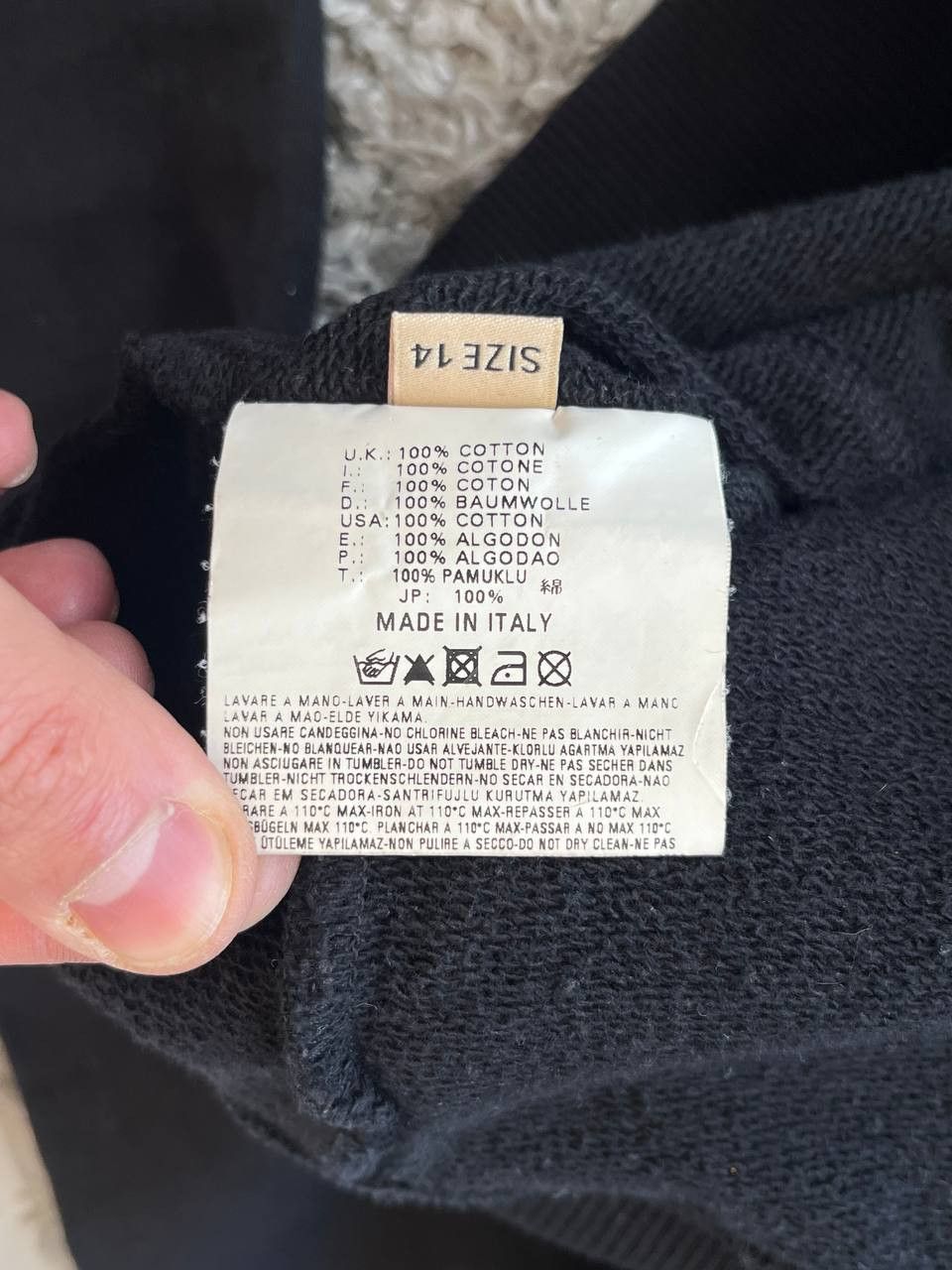 John Galliano JOHN GALLIANO Avant Garde Zip Skull Logo Black Color Size S Size US S / EU 44-46 / 1 - 15 Thumbnail