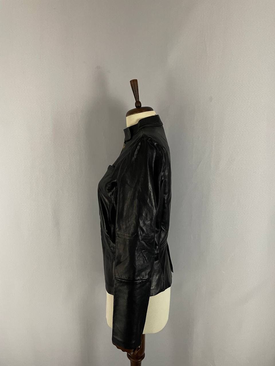 Maison Margiela Maison Margiela Leather Biker Black Jacket Size US XS / EU 42 / 0 - 4 Thumbnail