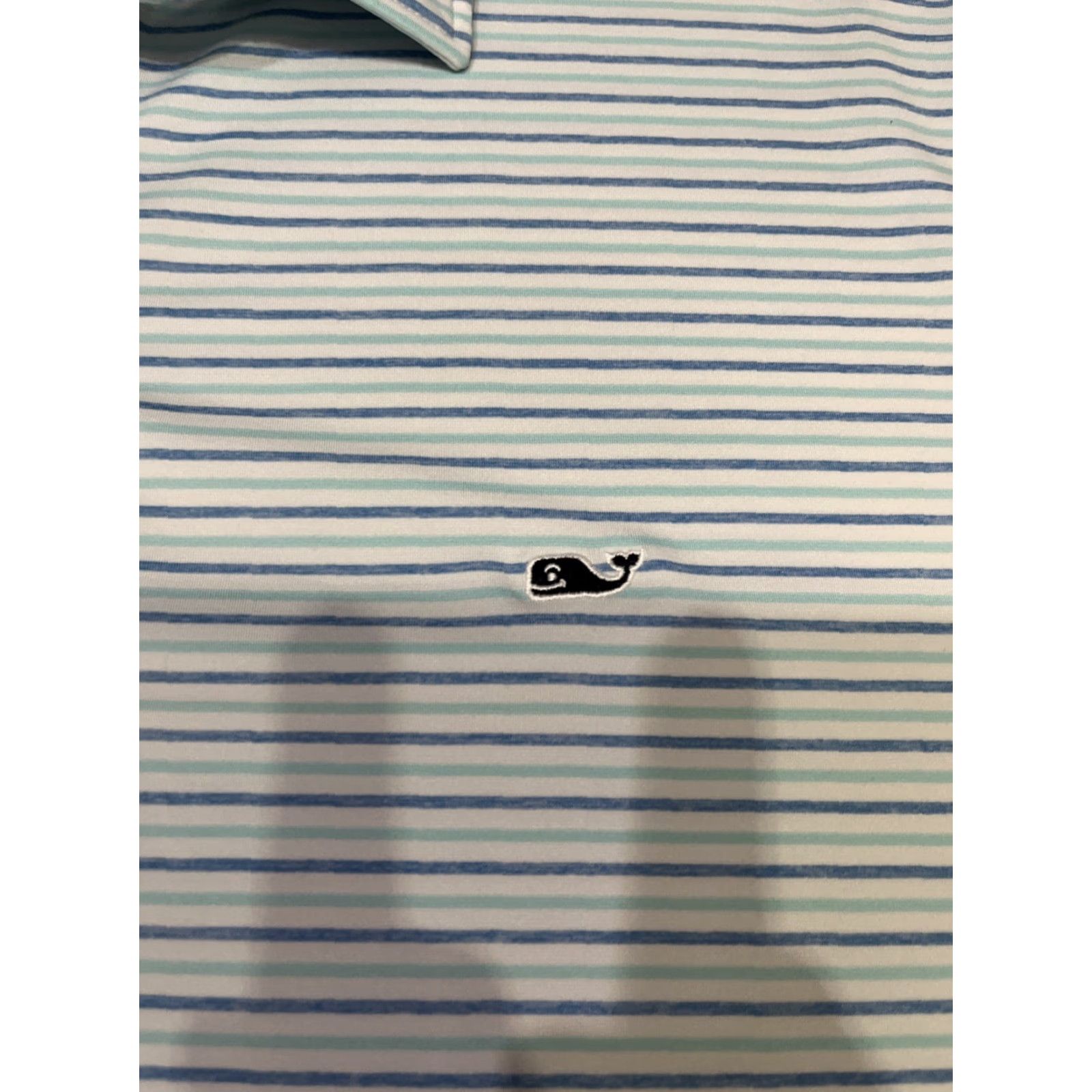 Vineyard Vines Vineyard Vines Polo Shirt Striped XL Multicolor Short Sleeve On-The-Go Sankaty Performance Shirt Men's Polo Size US XL / EU 56 / 4 - 2 Thumbnail