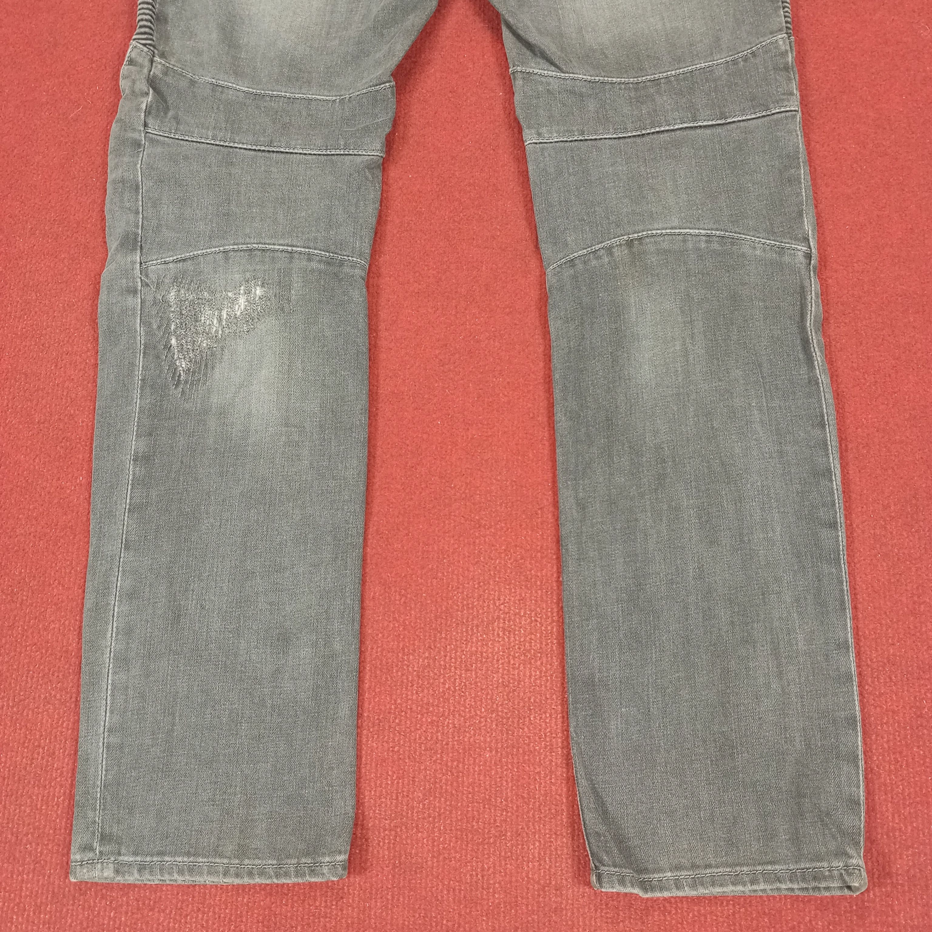 Vintage Balmain Jeans Bikers Riders Rock Punk Style Size US 30 / EU 46 - 6 Thumbnail