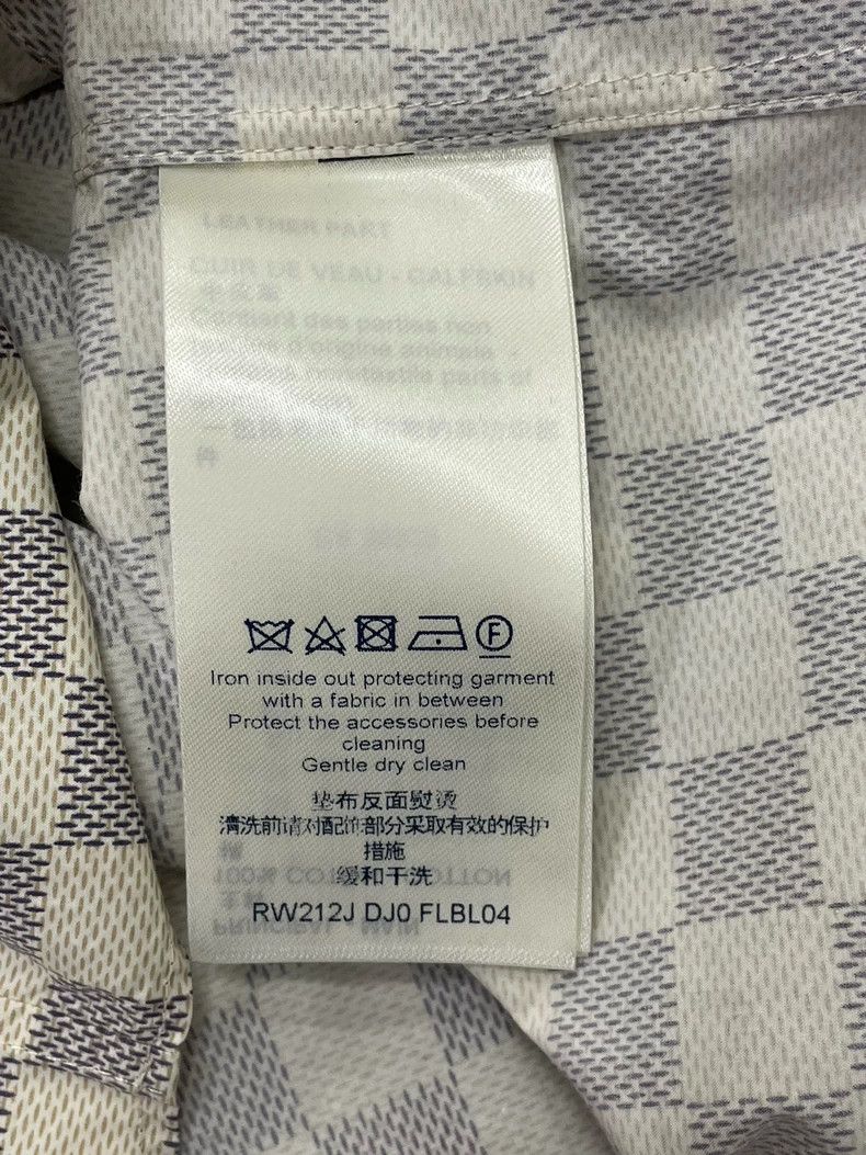 Louis Vuitton Louis Vuitton White Checker Shirt Size XS / US 0-2 / IT 36-38 - 5 Thumbnail