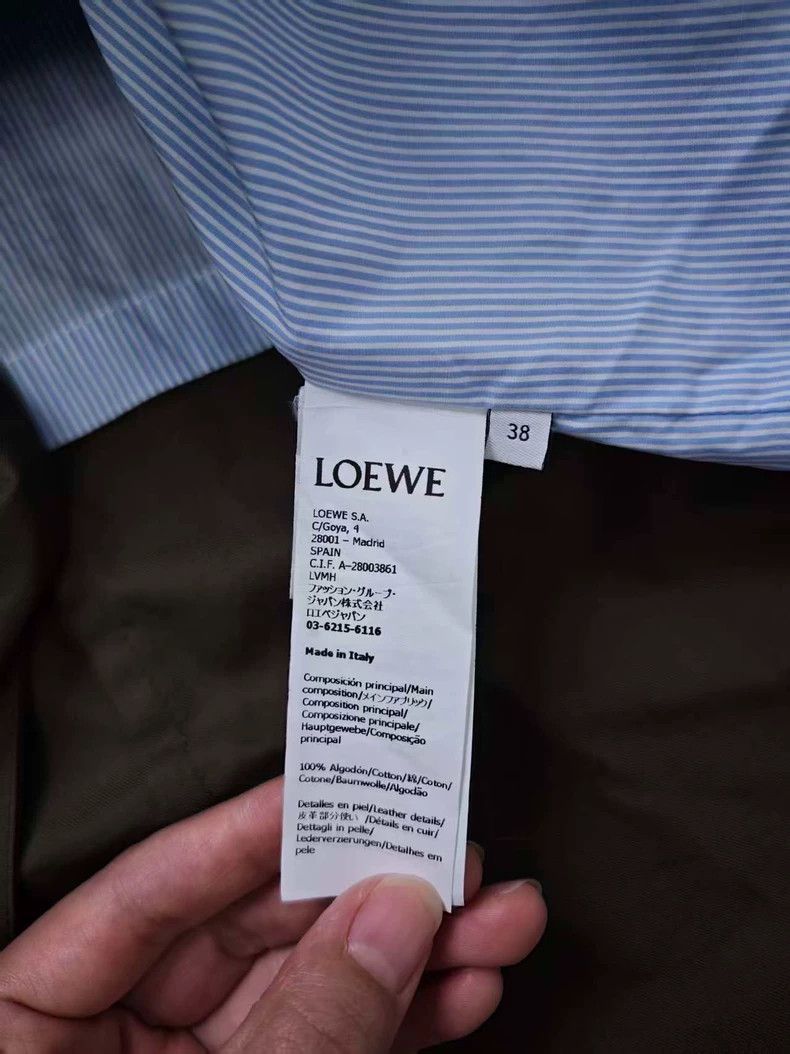 Loewe LOEWE Solid color collar buttoned long sleeve shirt Size XS / US 0-2 / IT 36-38 - 3 Thumbnail