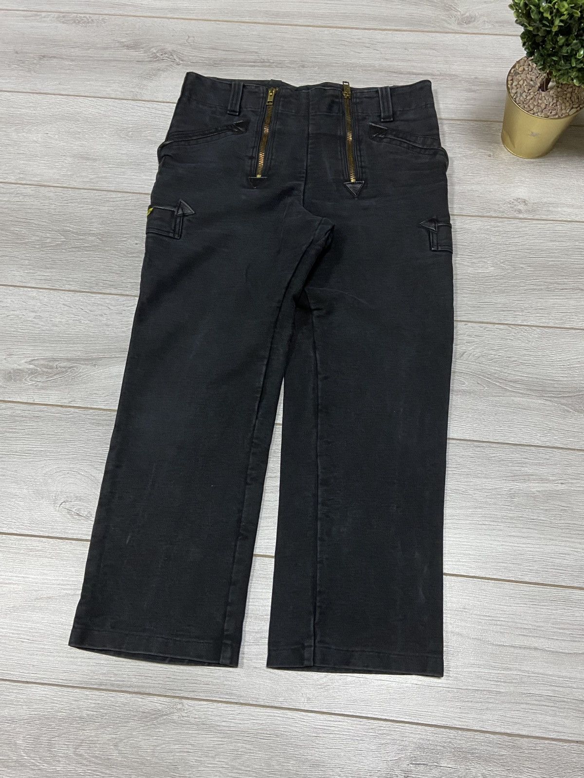 Designer × Vintage Designer vintage JOB double zip vintage unusual pants wide Size US 34 / EU 50 - 5 Thumbnail