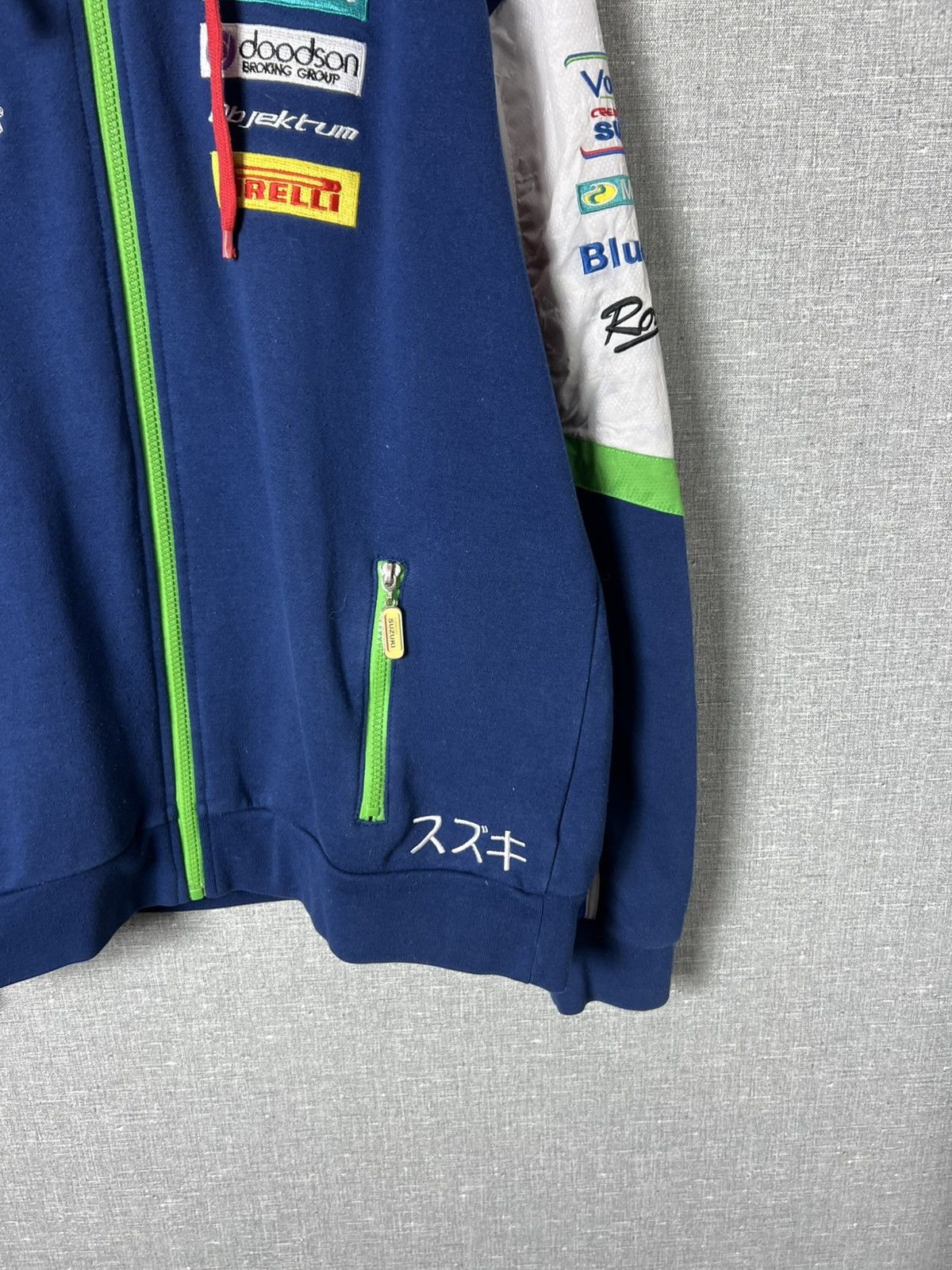 Vintage Suzuki RGSX Yoshimura World Superbike Team Racing Zip Hoodie Size US M / EU 48-50 / 2 - 6 Thumbnail
