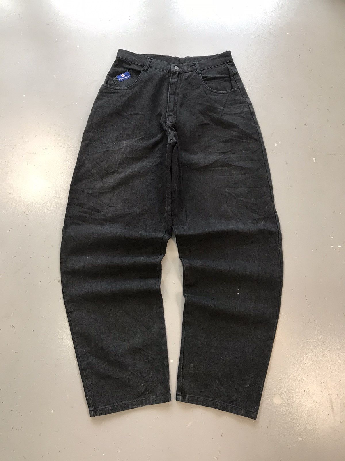 Champion × Vintage Vintage champion big pocket baggyfit denim Size US 31 - 1 Thumbnail