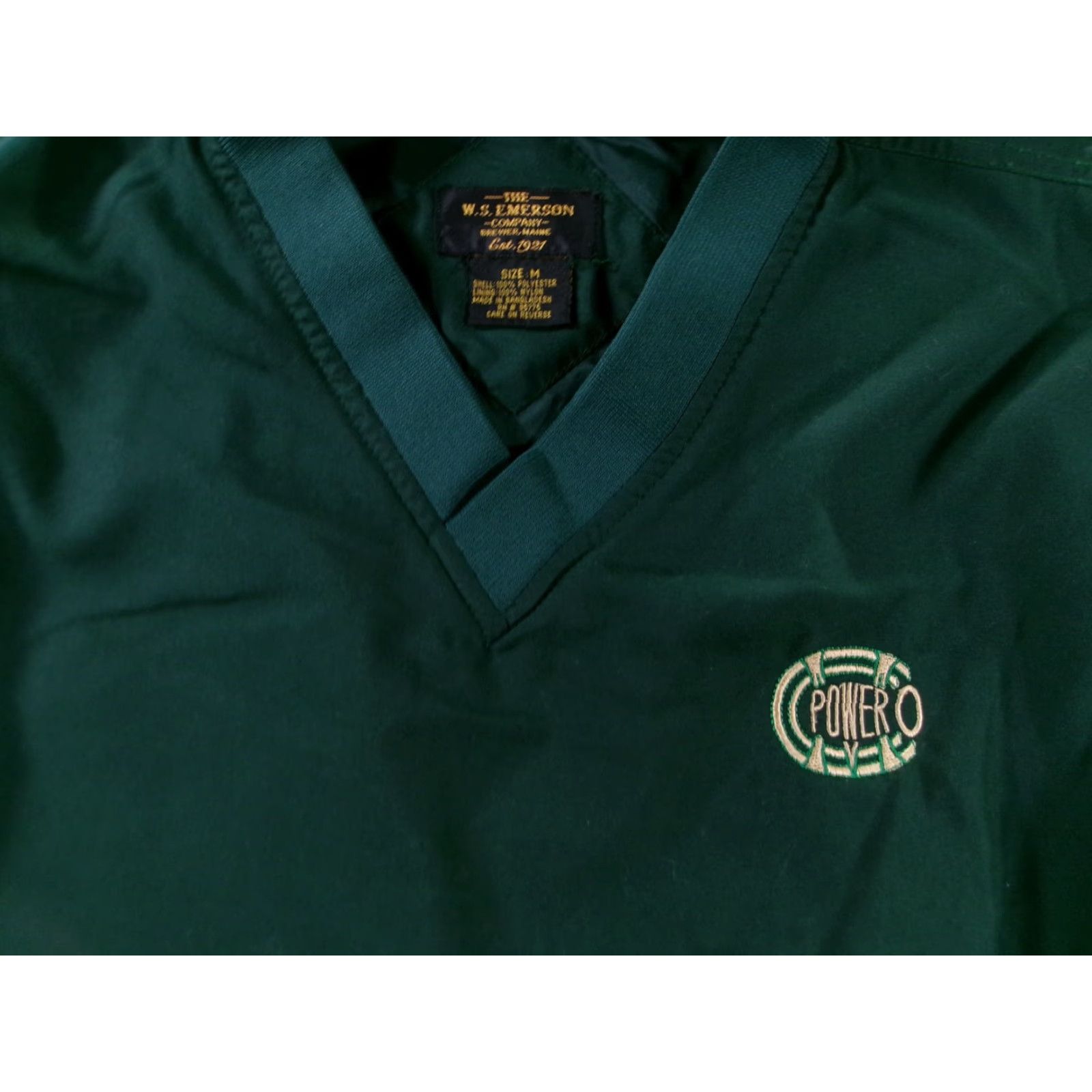 Etro VINTAGE Power O Pullover Jacket Mens M Emerson Windbreaker 90s Retro Green Lightweight Windproof Embroidered Zipper Size US M / EU 48-50 / 2 - 2 Thumbnail