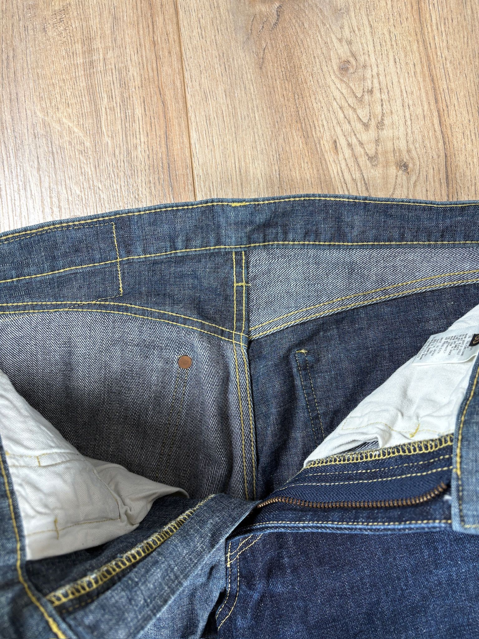 Kapital Kapital Two-tone Raw Unused Jeans Indigo Size US 30 / EU 46 - 7 Thumbnail
