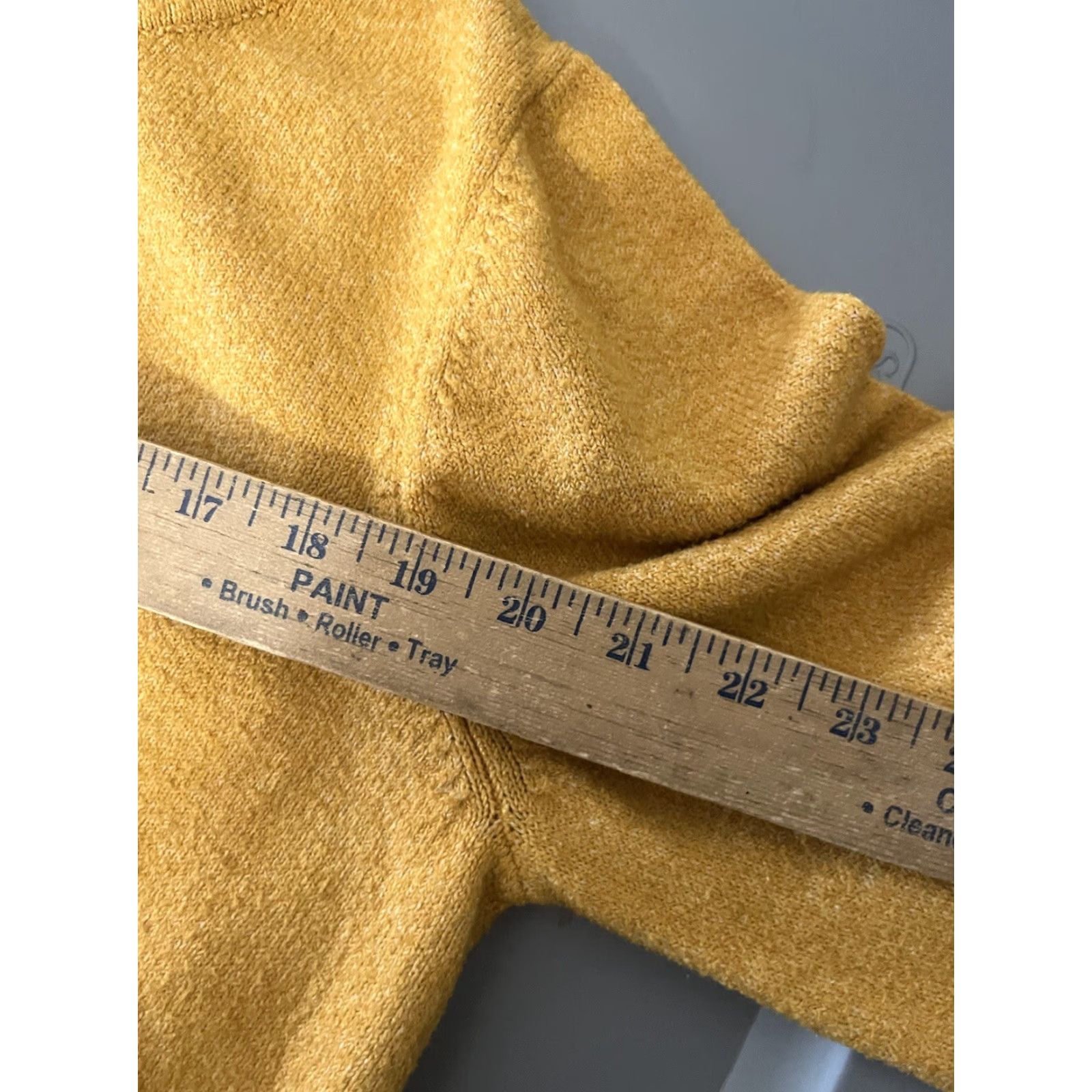 Vintage Tahari Turtleneck Sweater Yellow Size XL Long Sleeve ightweight Relaxed Size XL / US 12-14 / IT 48-50 - 5 Thumbnail
