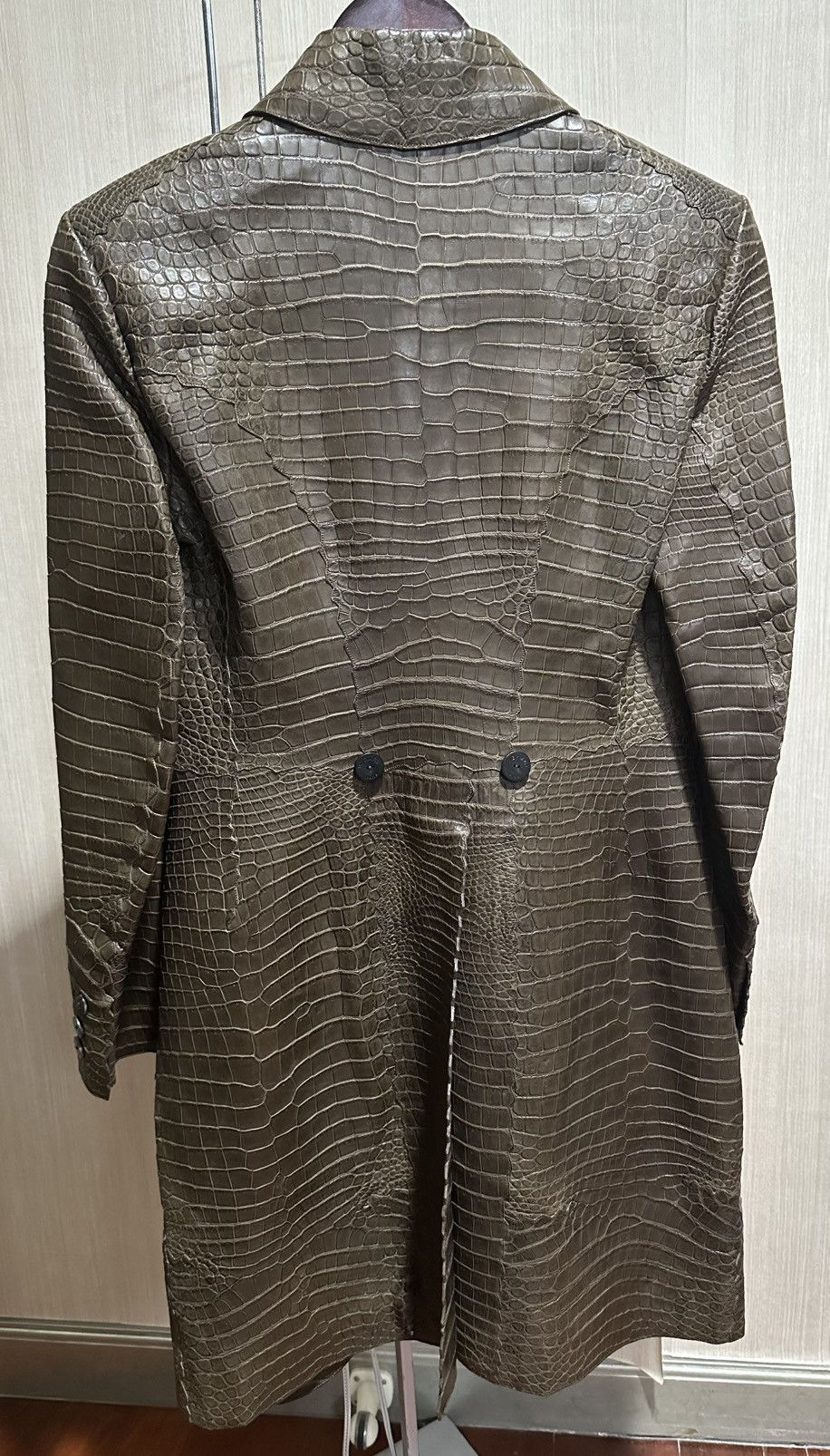 Hermes Hermes crocodile coat Size XS / US 0-2 / IT 36-38 - 11 Thumbnail