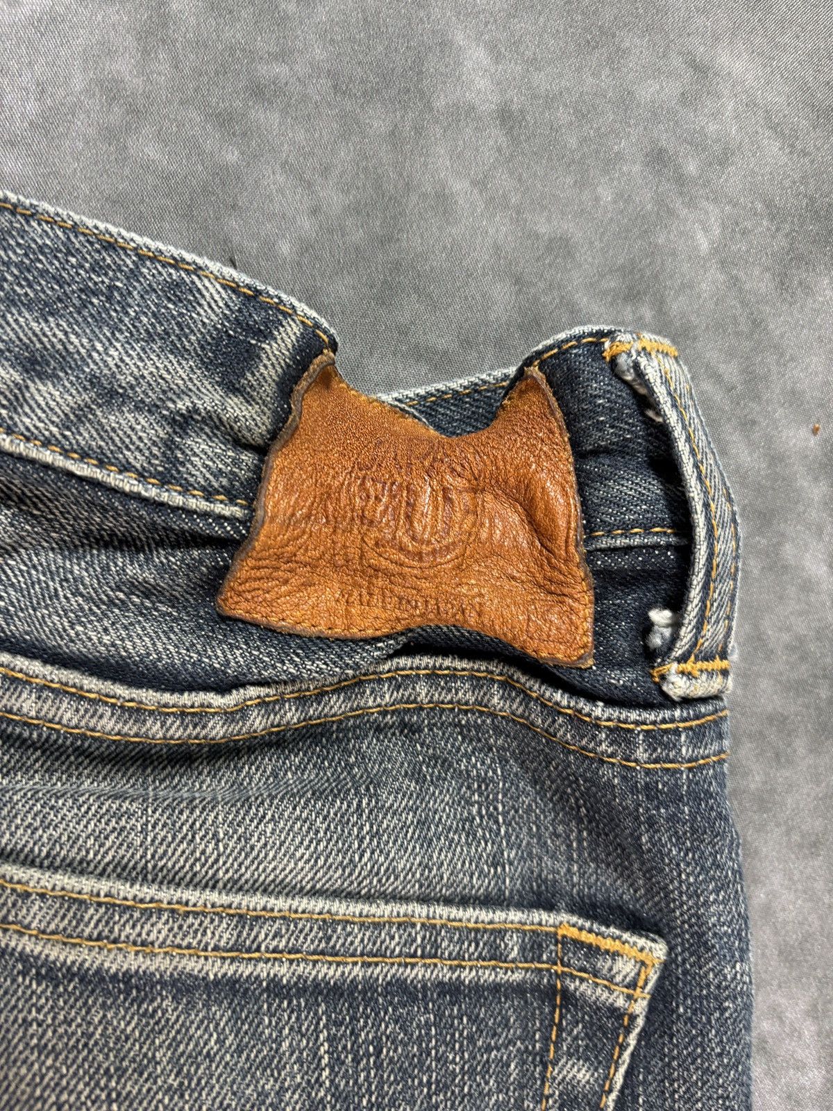 Blue Blue Japan × Japan Blue × Japan Blue Jeans Japan Blue Jeans Selvedge Denim Made in Japan JP 9201 Repair Size US 30 / EU 46 - 5 Thumbnail