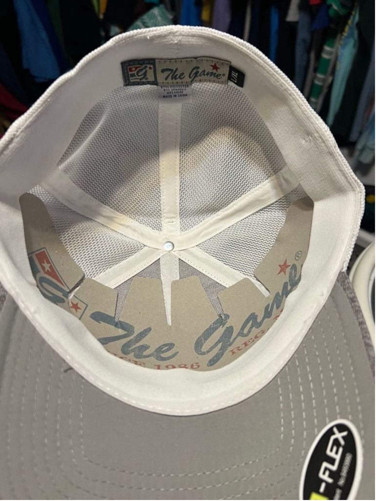 The Game Unisex The Game Baseball Cap Gray/White Size L/XL Size ONE SIZE - 6 Thumbnail