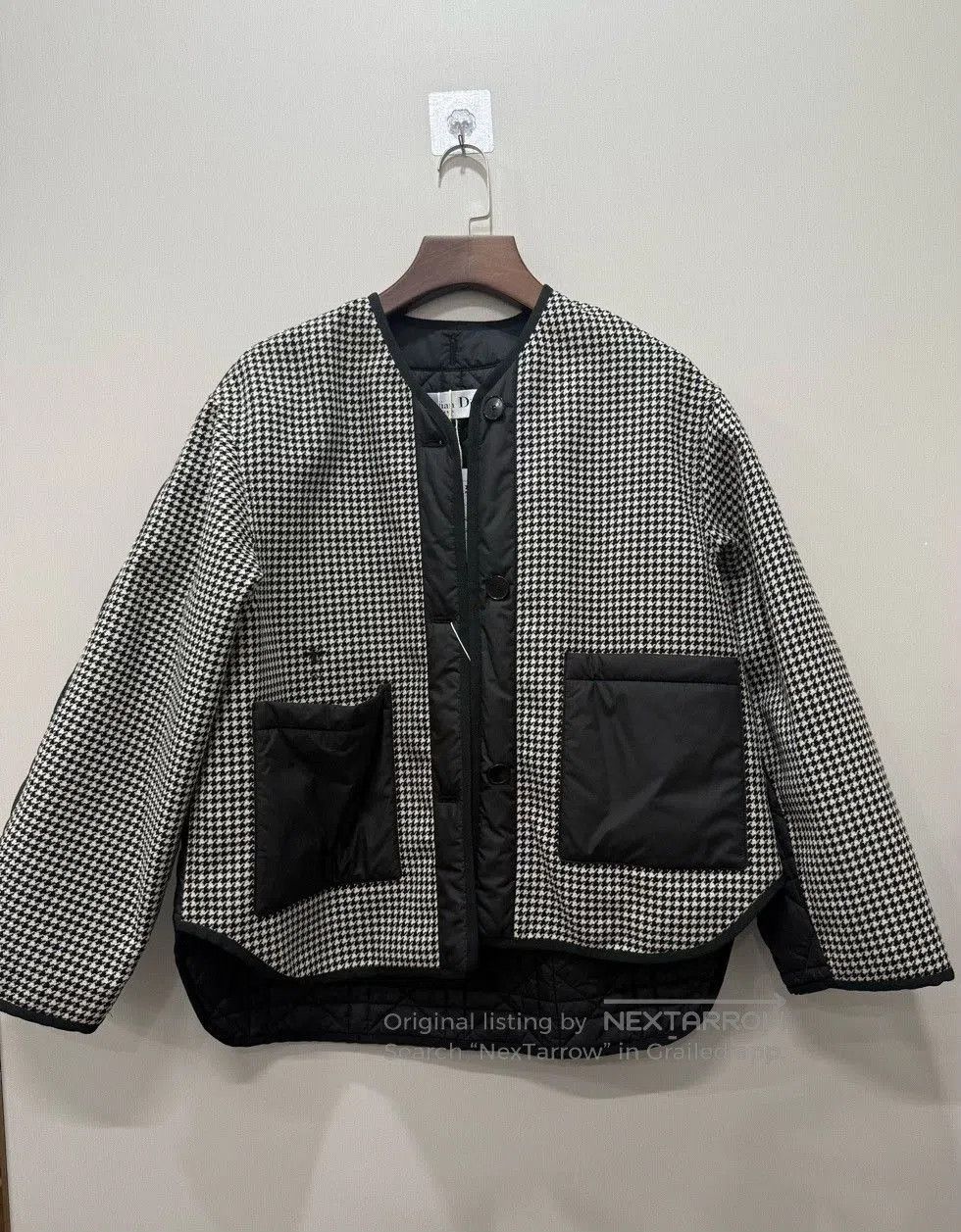 Dior Dior Women's Wool Blend Check Coat. Size XS / US 0-2 / IT 36-38 - 1 Thumbnail