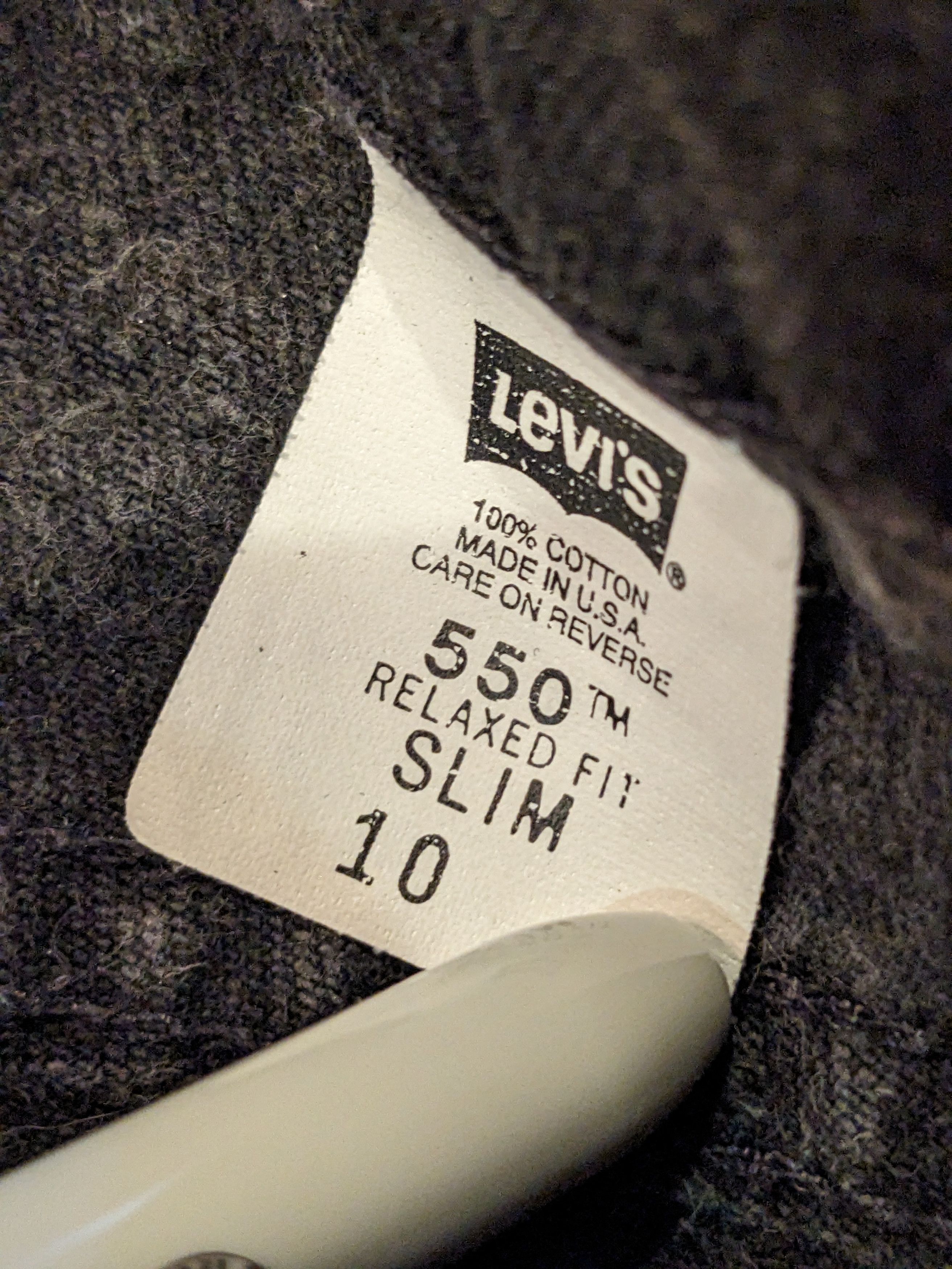 Levi's × Vintage Vintage 90s Levi's 550 Relaxed Kids Slim 10 23 x 25 Denim Size US 26 / EU 42 - 6 Thumbnail