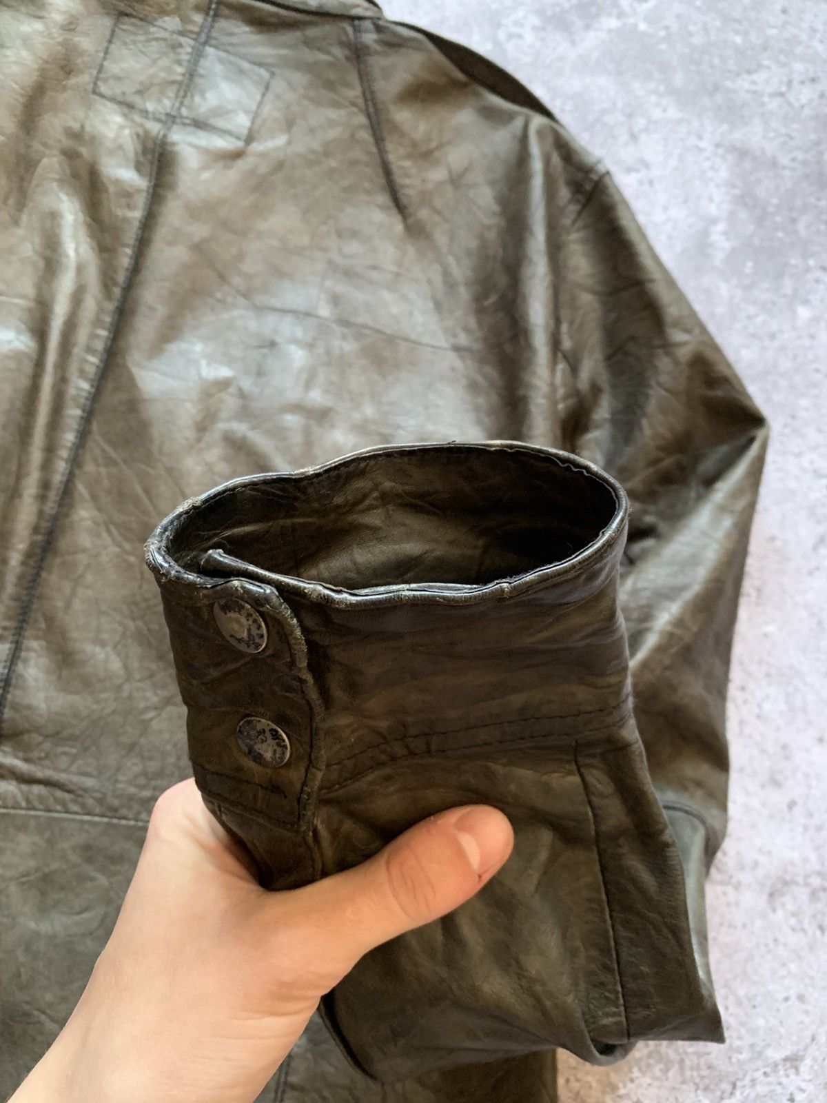 Allsaints 🔥ALLSAINTS AVANT GARDE OPIUM LEATHER JACKET Size US M / EU 48-50 / 2 - 18 Thumbnail
