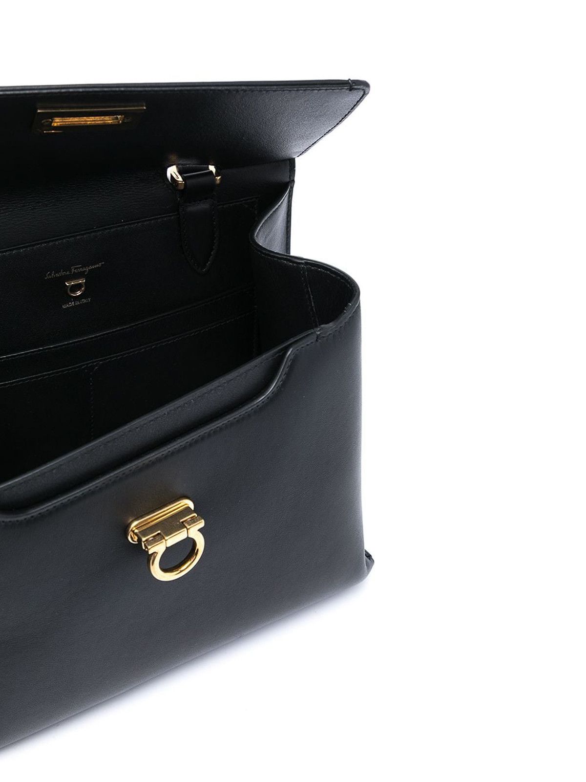 Salvatore Ferragamo o1s1rm1224 Size: OS / Trifolio Small Leather Handbag Size ONE SIZE - 5 Thumbnail