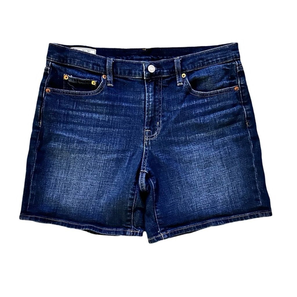 Gap GAP Women’s Jean 5” Short Mid-Rise Blue Size 30 or 10R. Size 42" / US 20 - 3 Thumbnail