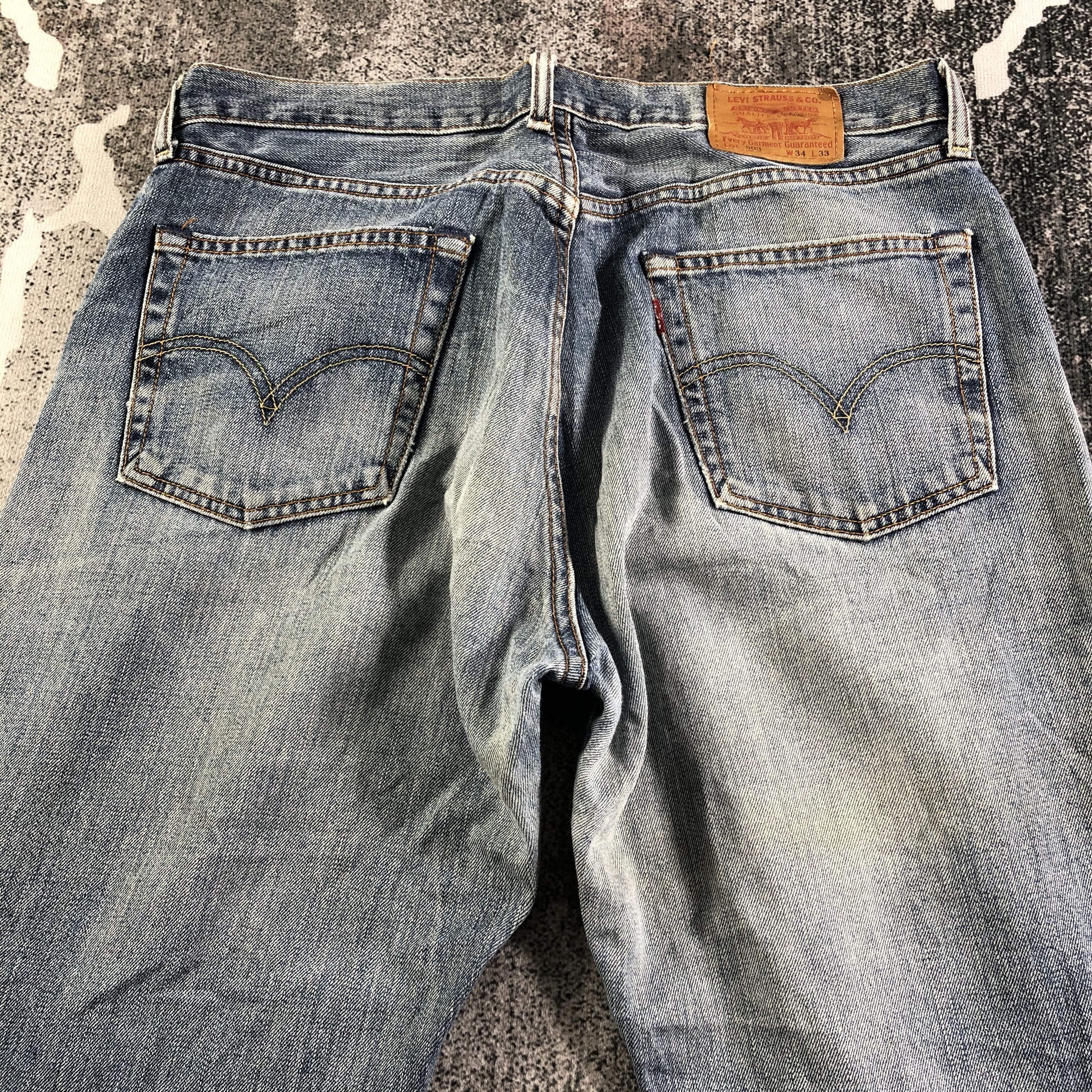 Levi's Vintage Levis 503 Jeans Medium Wash Denim KJ2873 Size US 34 / EU 50 - 4 Thumbnail