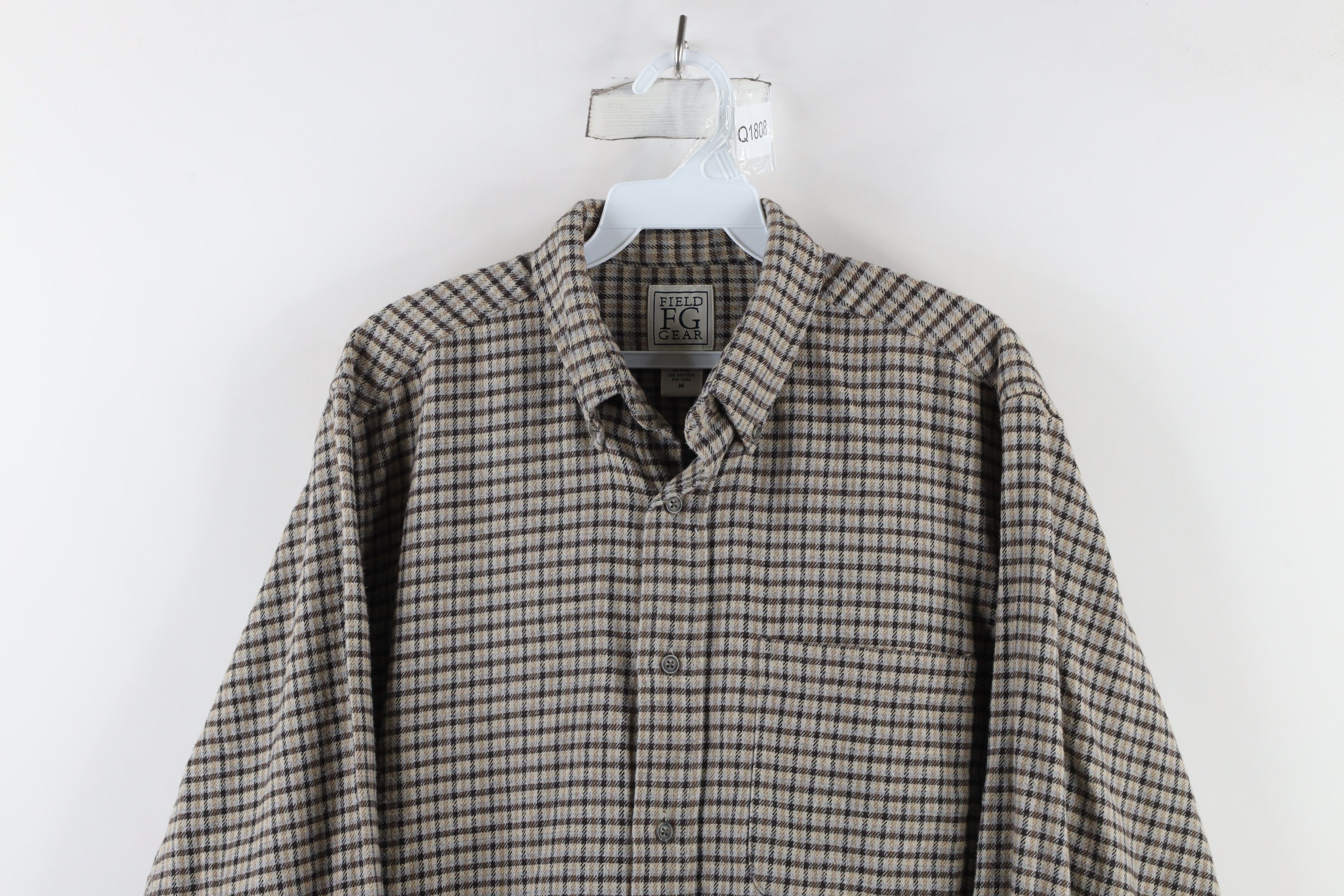 Vintage Vintage 90s Streetwear Flannel Button Down Shirt Plaid Size US M / EU 48-50 / 2 - 2 Thumbnail