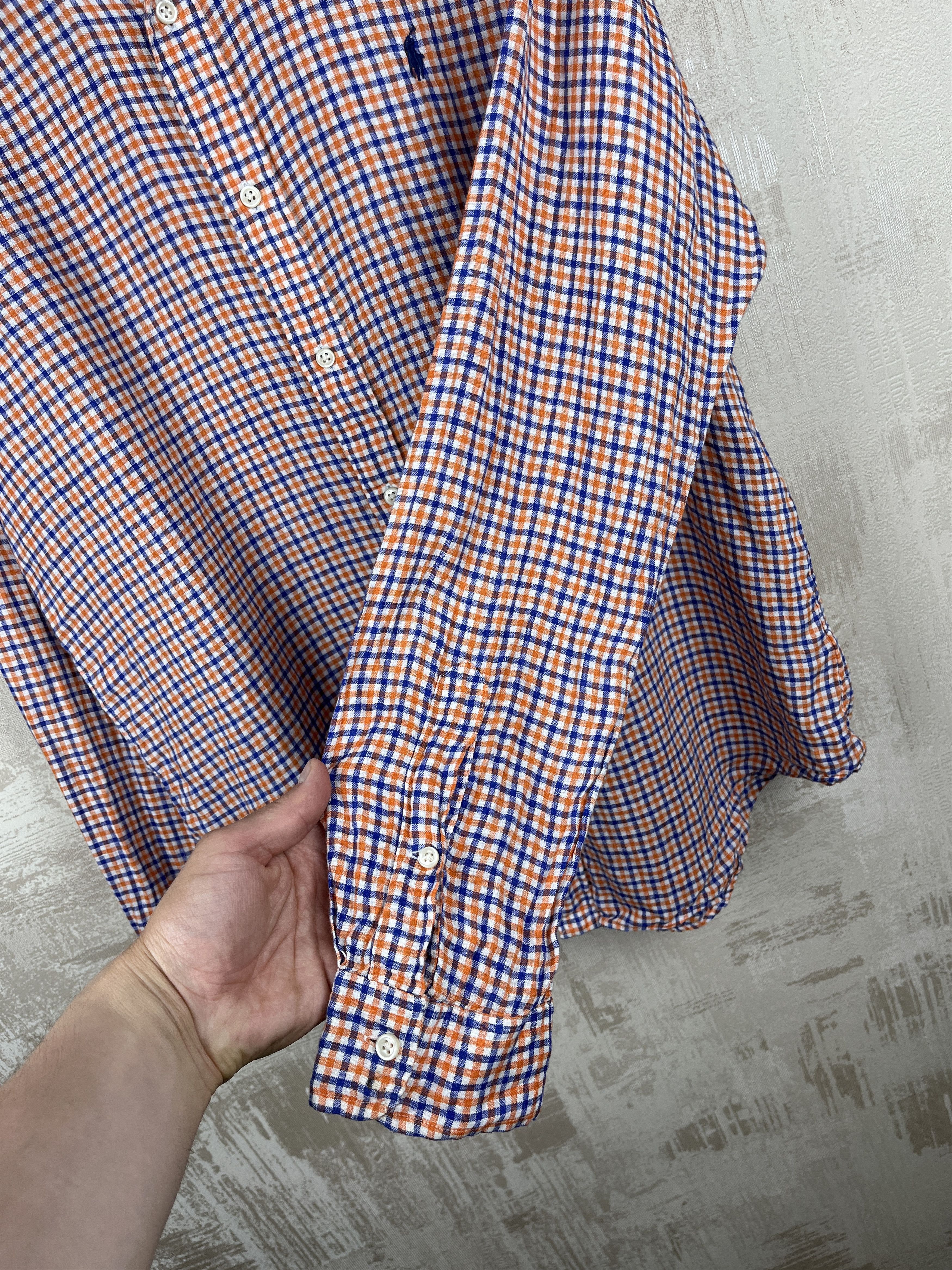 Polo Ralph Lauren Polo Ralph Lauren 100 % Linen Check Long Sleeve Shirt Size US L / EU 52-54 / 3 - 7 Thumbnail