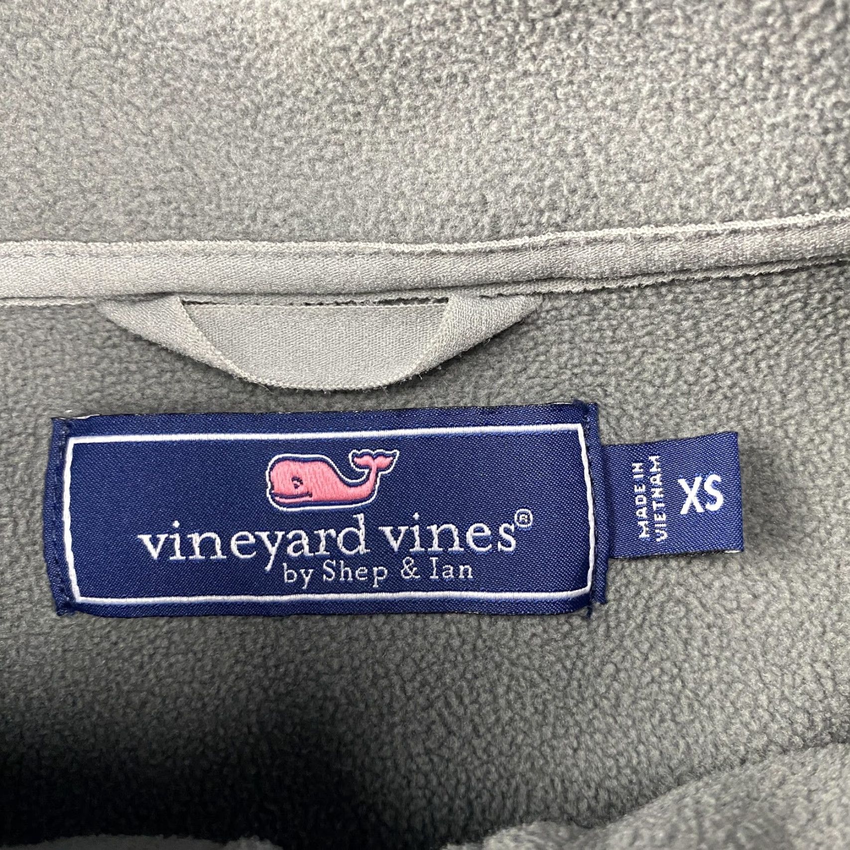 Vineyard Vines Vineyard Vines Vest Mens XS Gray Fleece Full Zip Outdoor Outdoors Rowing Club Size US XS / EU 42 / 0 - 7 Thumbnail
