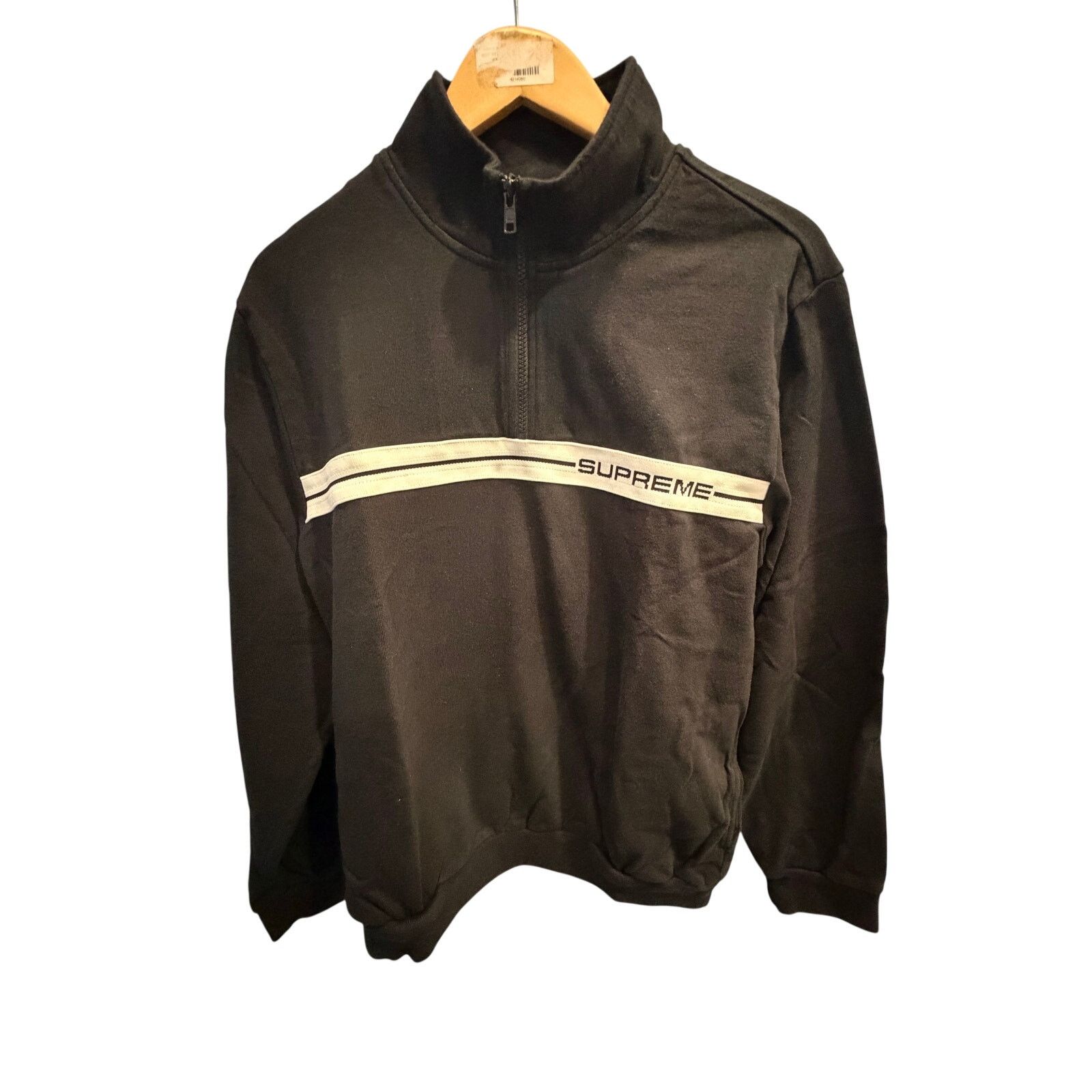 Supreme Supreme half zip warm up (black) size large tried on Size US L / EU 52-54 / 3 - 1 Thumbnail