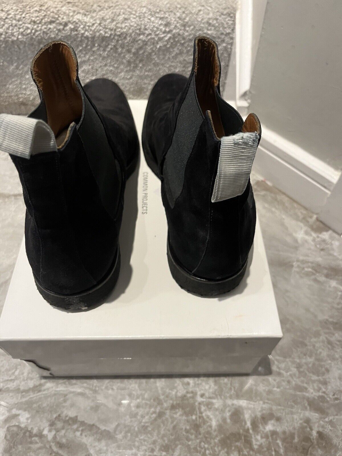 Common Projects Common Projects Black Suede Chelsea Boots Size US 9 / EU 42 - 5 Thumbnail