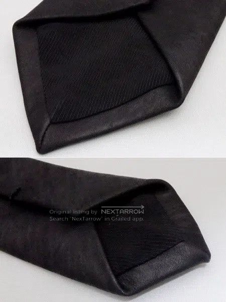 Julius julius Necktie, leather Size ONE SIZE - 2 Thumbnail