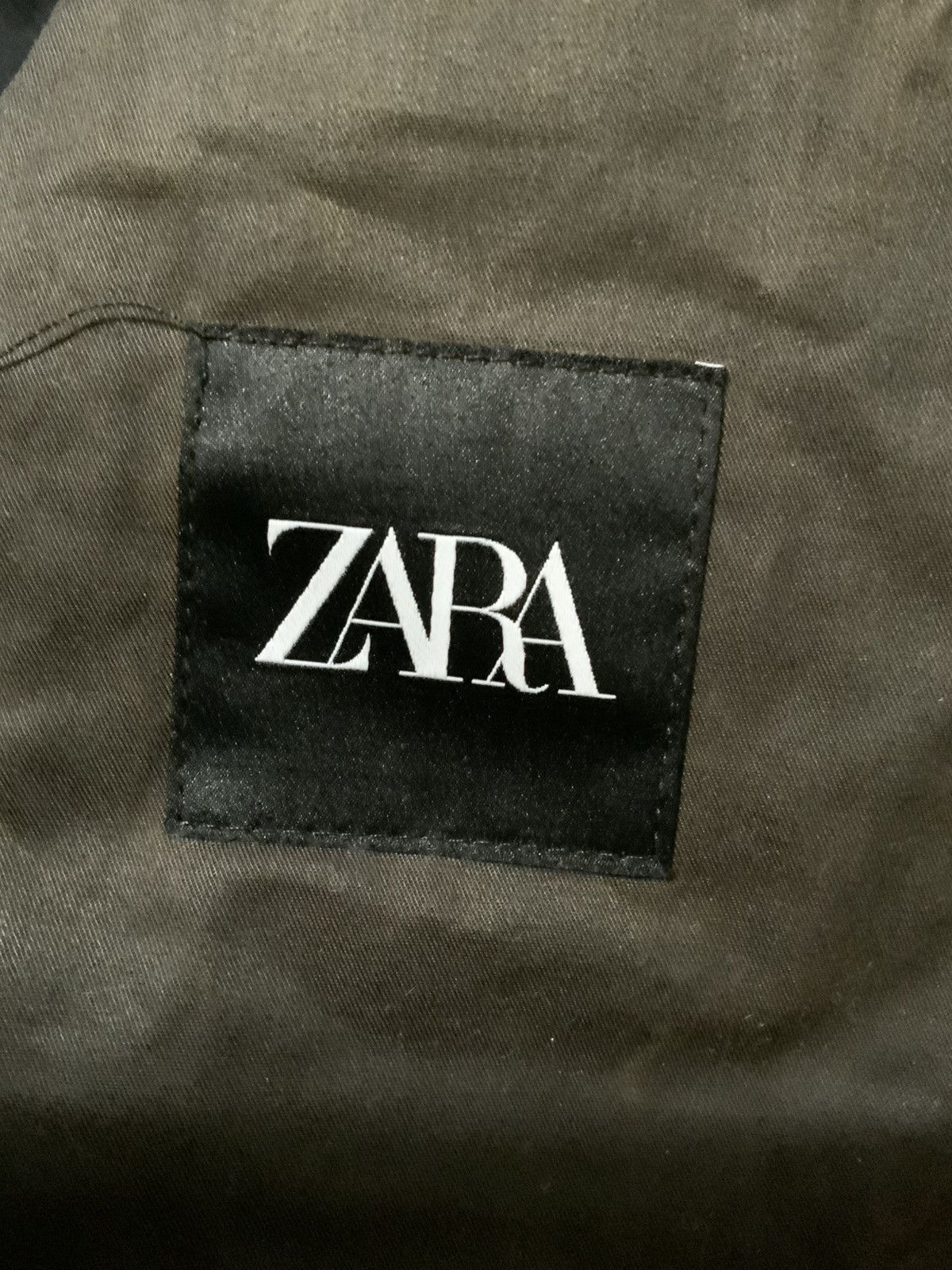 Zara Zara Work Wax Coated Field Corduroy Collar Utility Jacket Size US XL / EU 56 / 4 - 16 Thumbnail