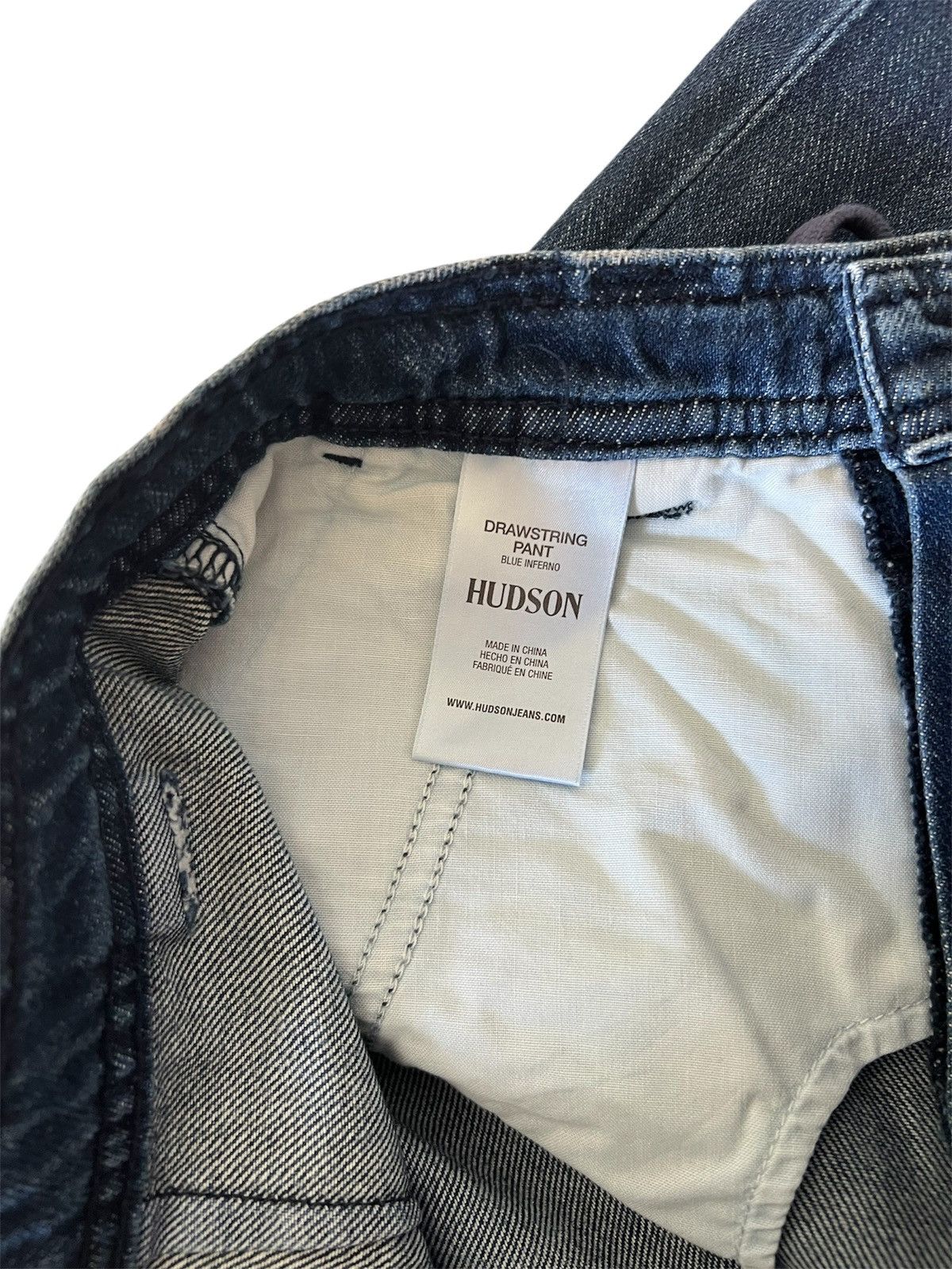 Hudson Hudson Jeans Drawstring Wide Leg Denim Pant | Size 28 Size 28" / US 6 / IT 42 - 3 Thumbnail