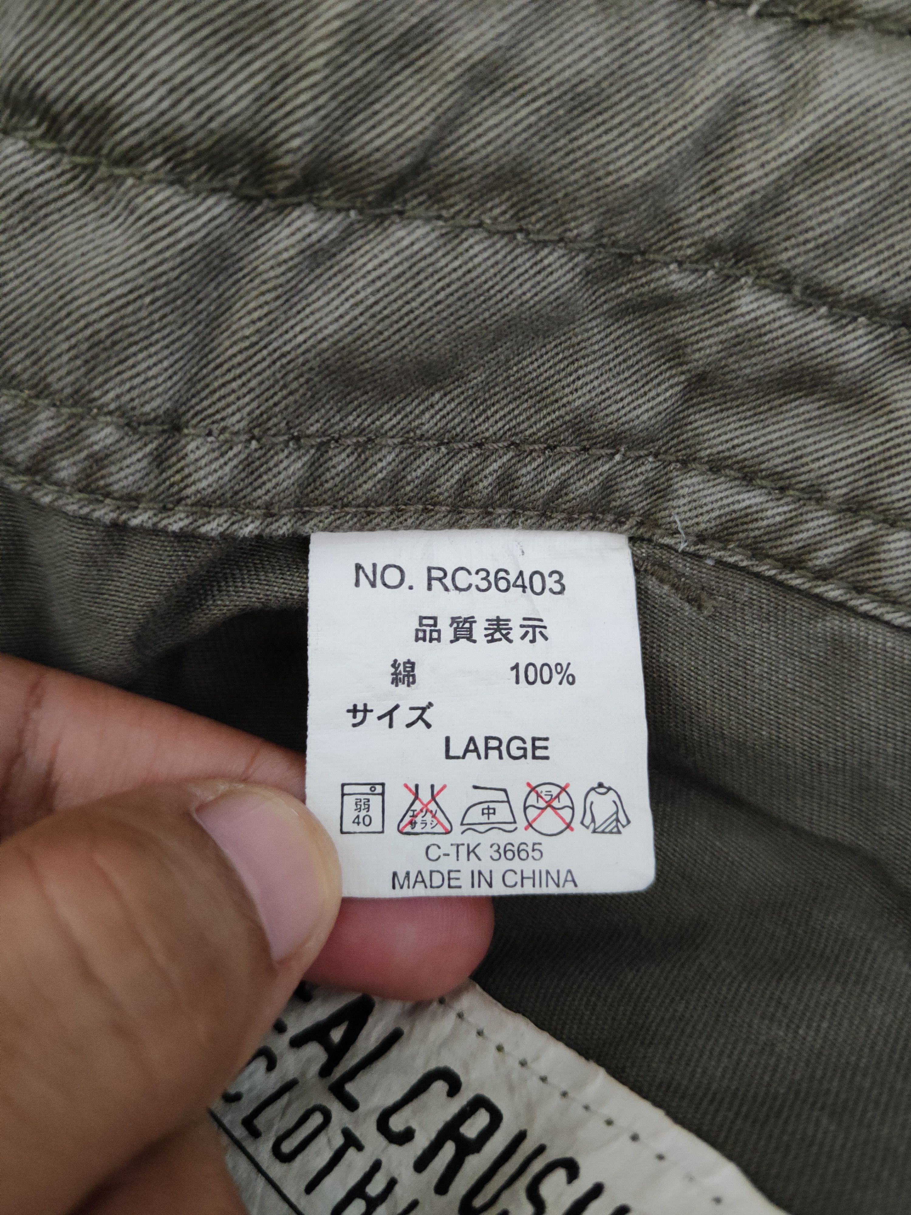 Japanese Brand DL Real Crush Clothing Olive Multipocket Cargo Pants #276 Size US 32 / EU 48 - 15 Thumbnail