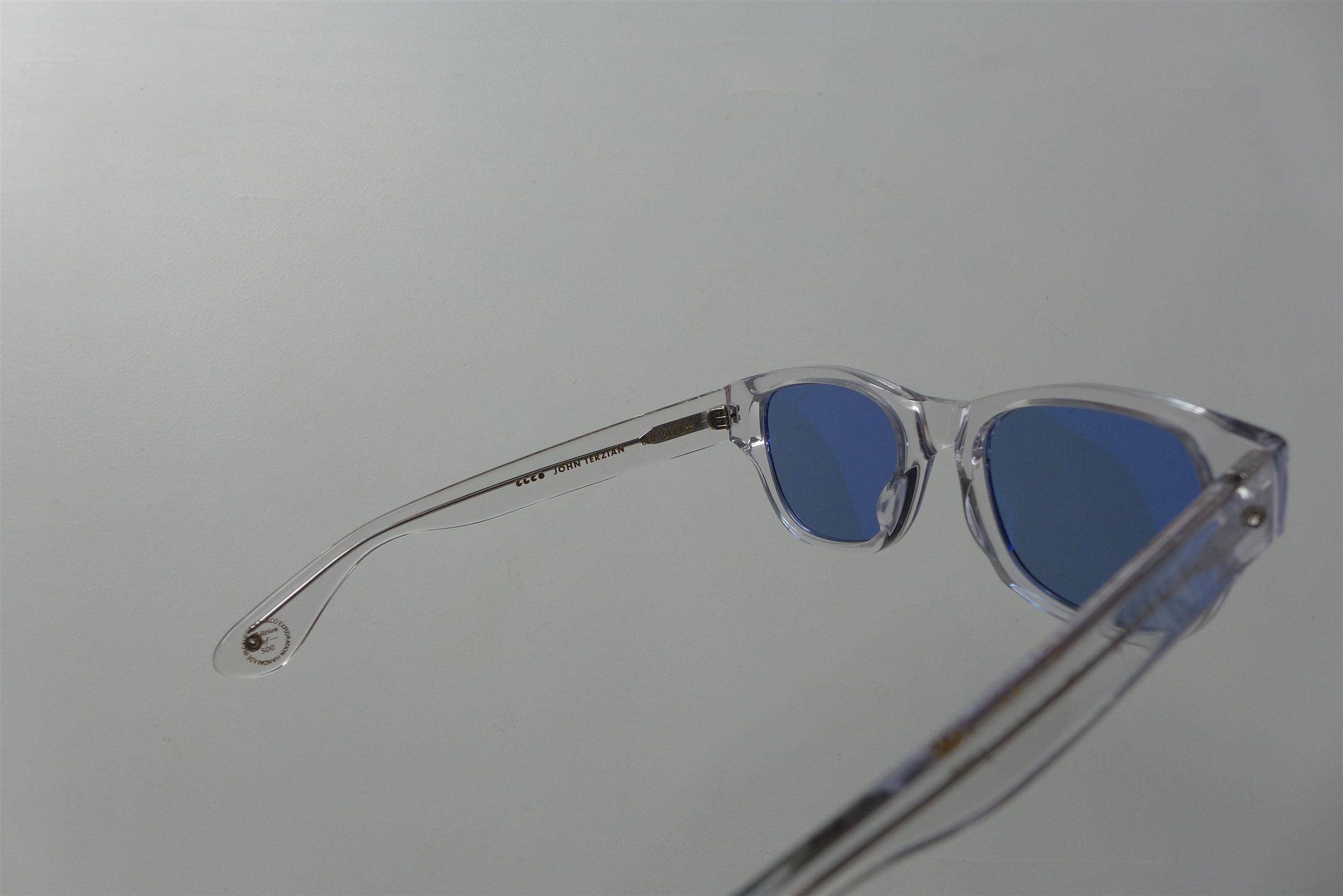 Garrett Leight GLCO x John Terzian Sunglasses -- Clear Acetate Size ONE SIZE - 13 Thumbnail