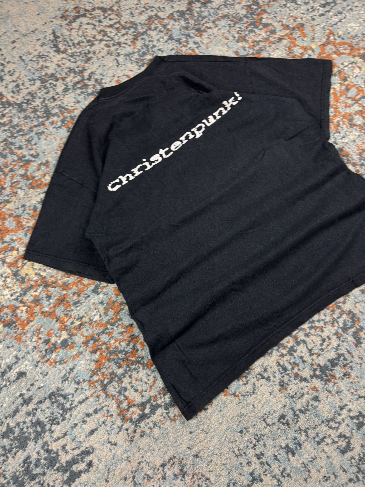 Band Tees × Vintage Ultra Rare Vintage 90s Exakt Christenpunk graphic band tee Size US L / EU 52-54 / 3 - 4 Thumbnail