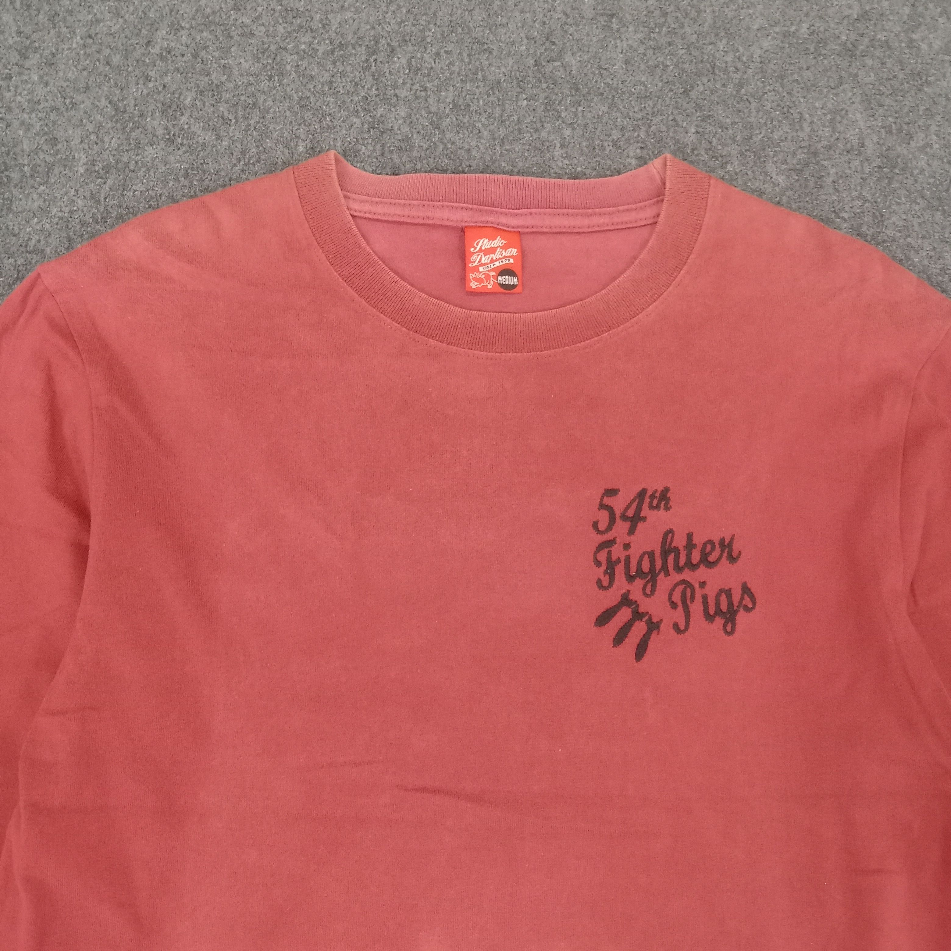 Japanese Brand × Studio D'Artisan × Vintage Studio D’Artisan 54th Fighter Pigs Tshirt Size US M / EU 48-50 / 2 - 4 Thumbnail
