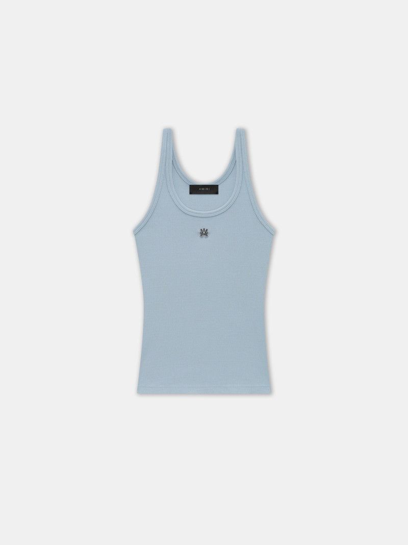 Amiri o1s1wg110526 MA Tank Top in Blue Size L / US 10 / IT 46 - 1 Thumbnail