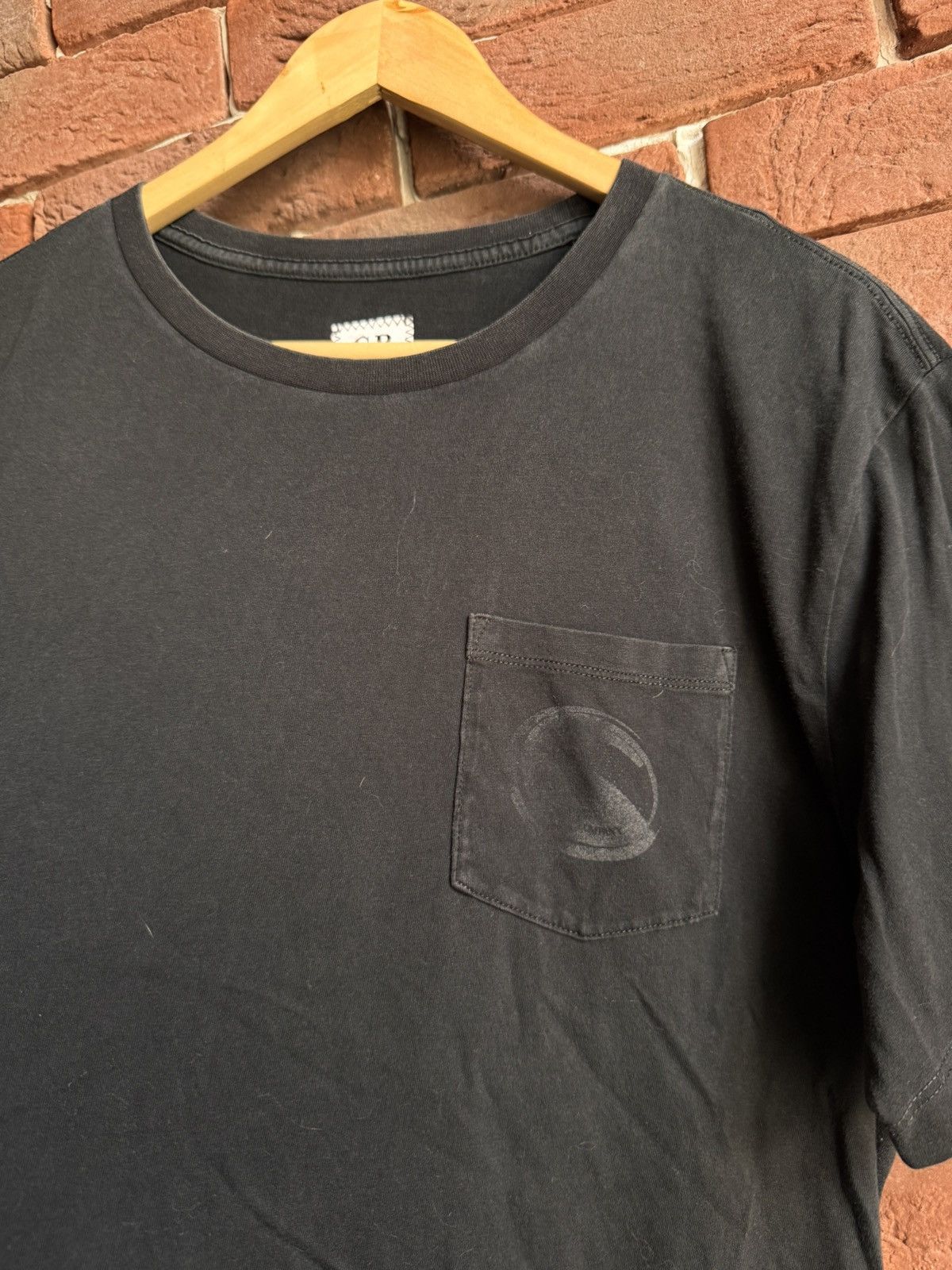 Massimo Osti Vintage C.P. Company pocket logo black t Shirt Rare m Size US M / EU 48-50 / 2 - 3 Thumbnail