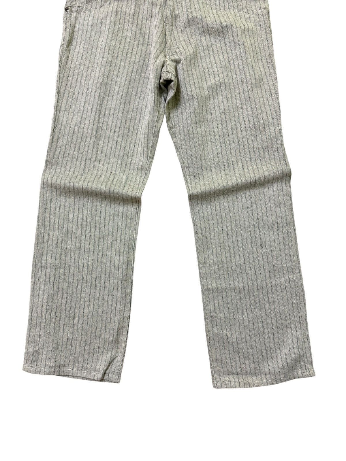 Japanese Brand × Matsuda × Vintage Vintage MONSIEUR NICOLE Hickory Pinstriped Pant Size US 32 / EU 48 - 6 Thumbnail