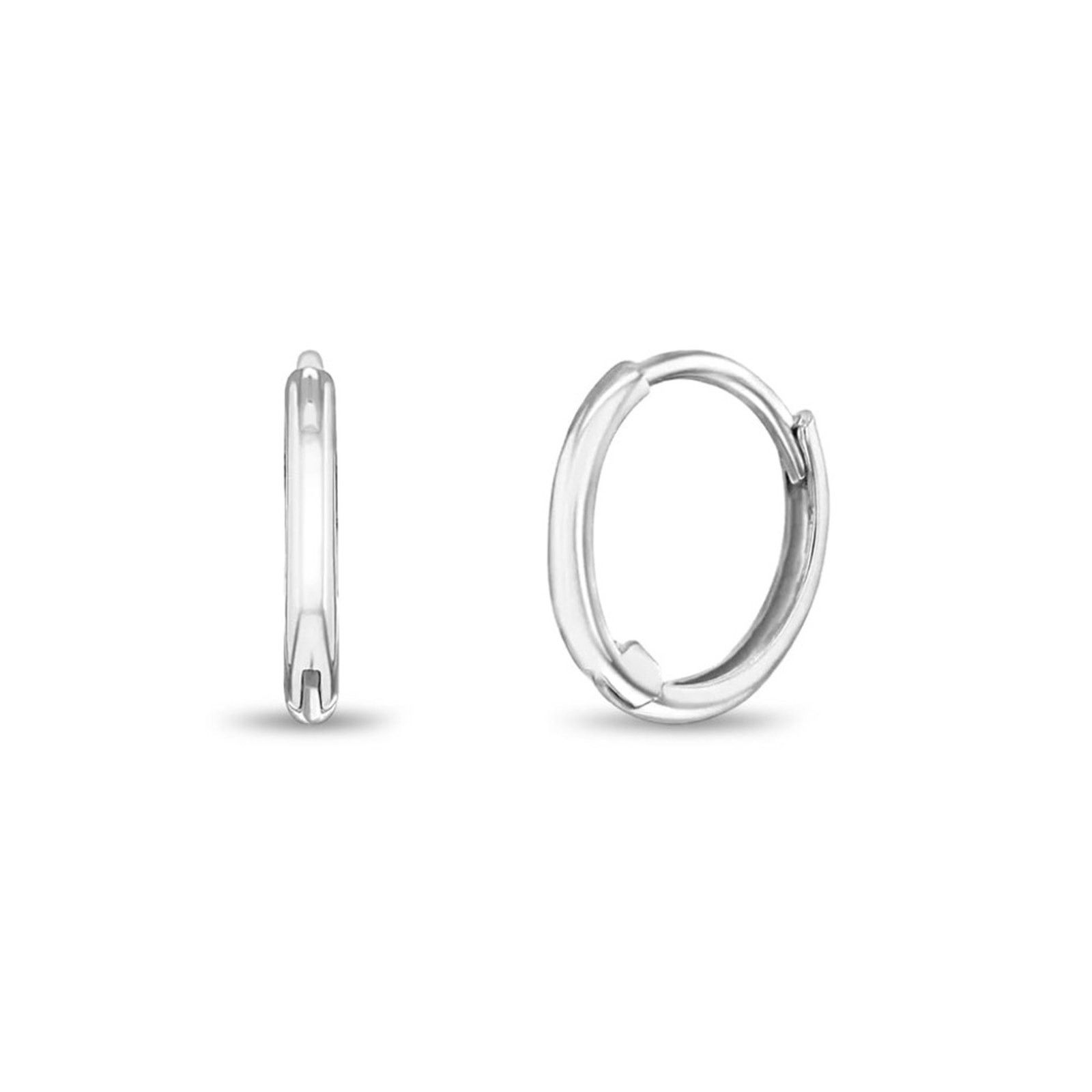 Other 14k White Gold The Perfect Tiny Hoop Size ONE SIZE - 1 Thumbnail